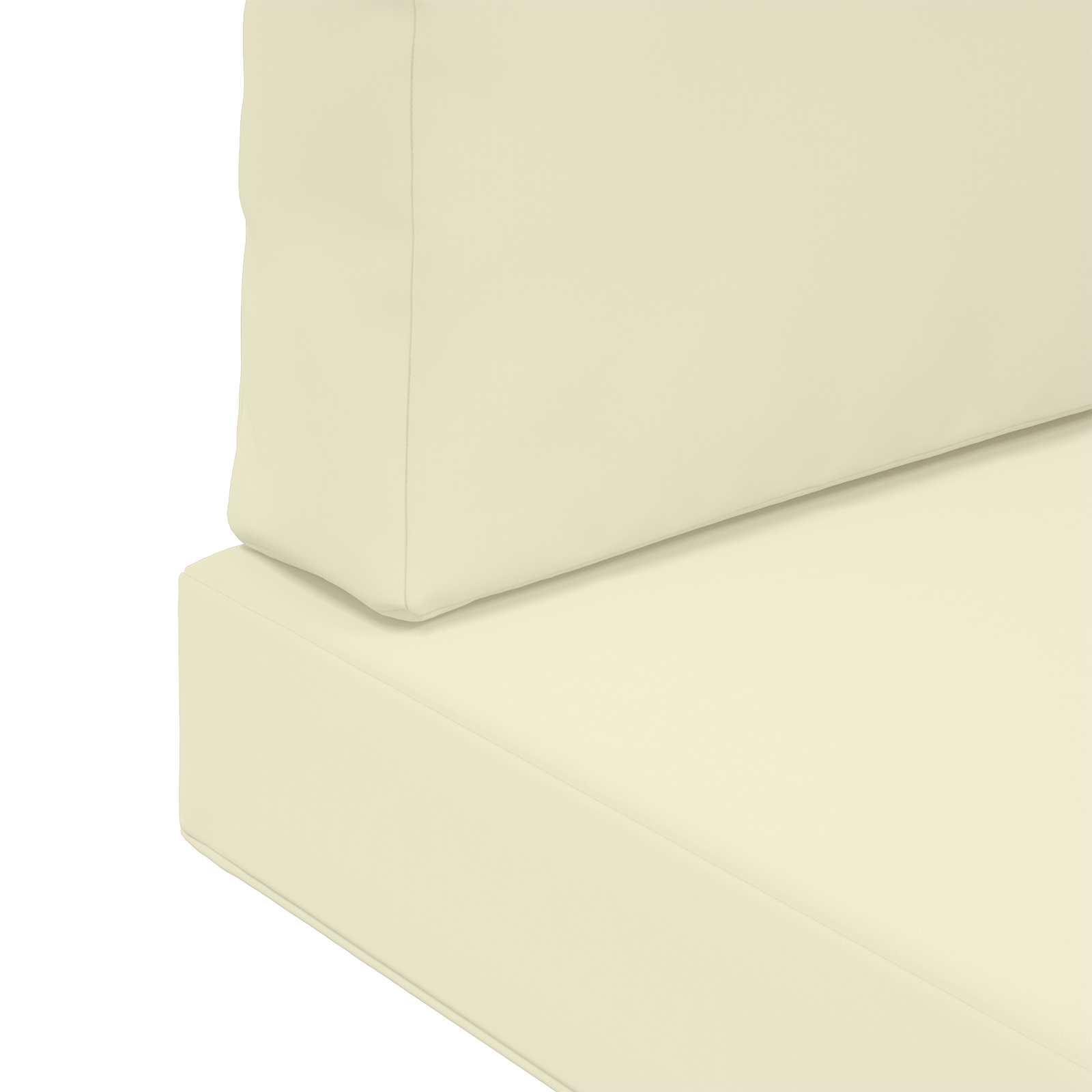 Cuscino per divano da esterno Poliestere Crema 60 x 60 cm