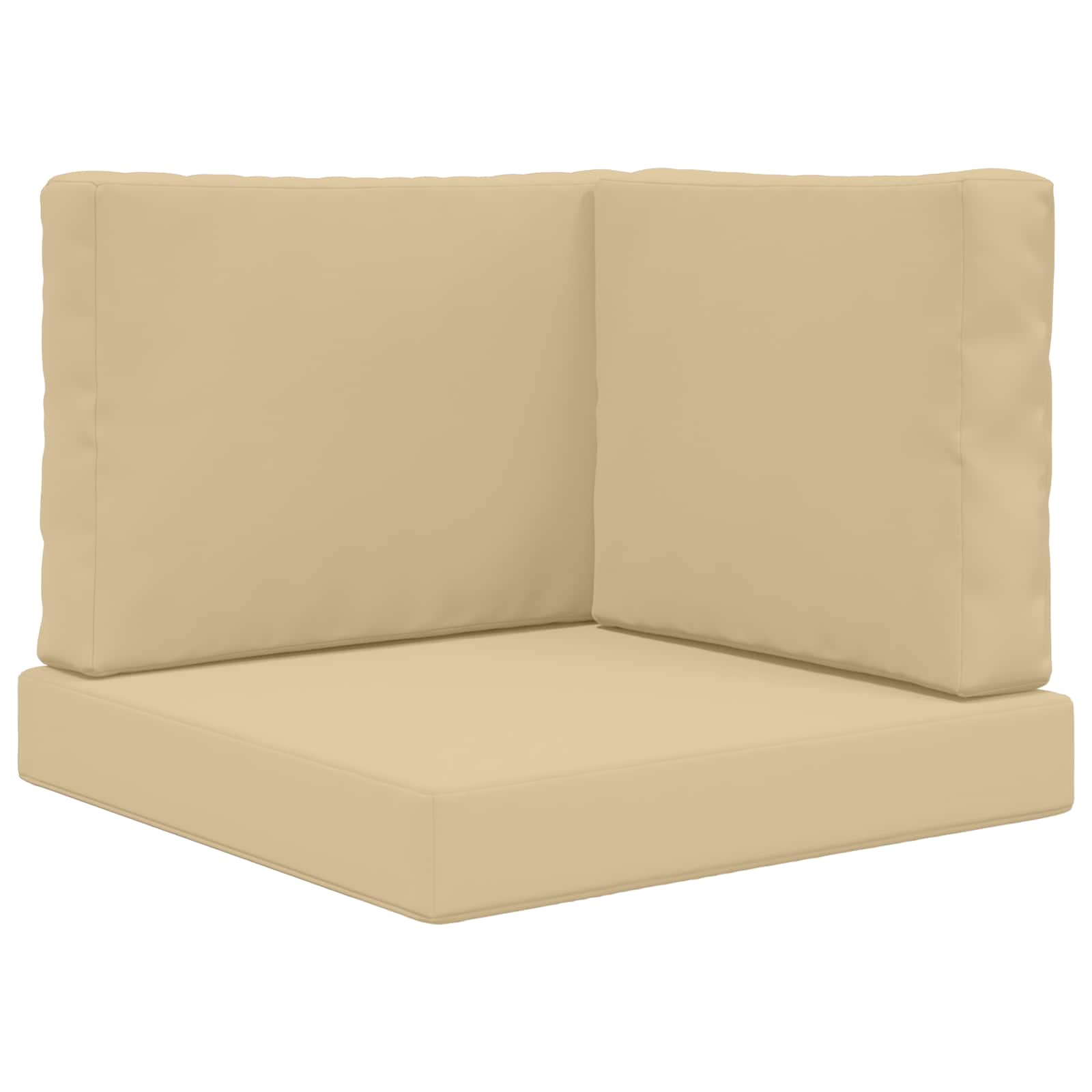 Cuscino per divano da esterno Poliestere Beige 60 x 60 cm