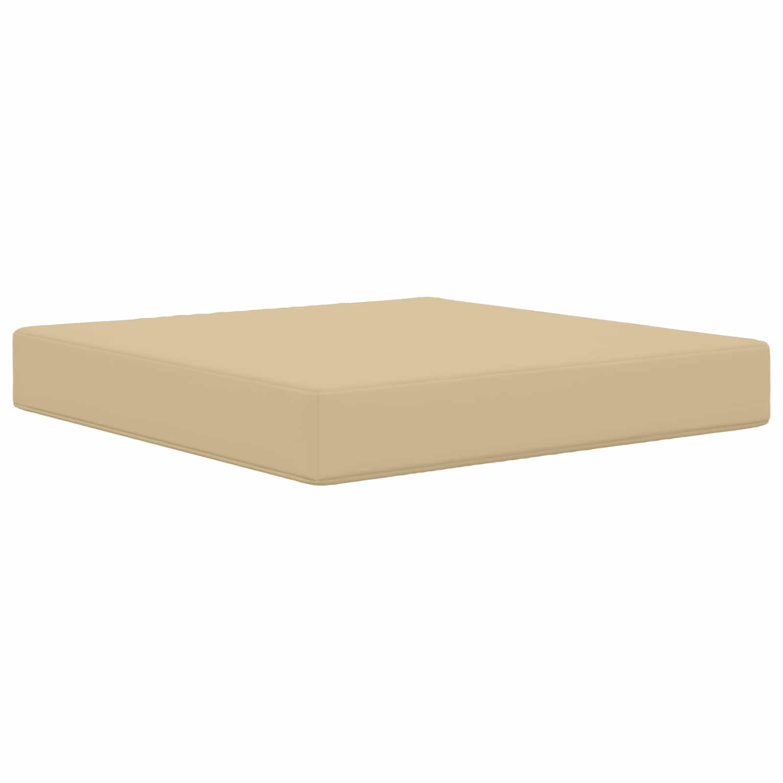 Cuscino per divano da esterno Poliestere Beige 60 x 60 cm