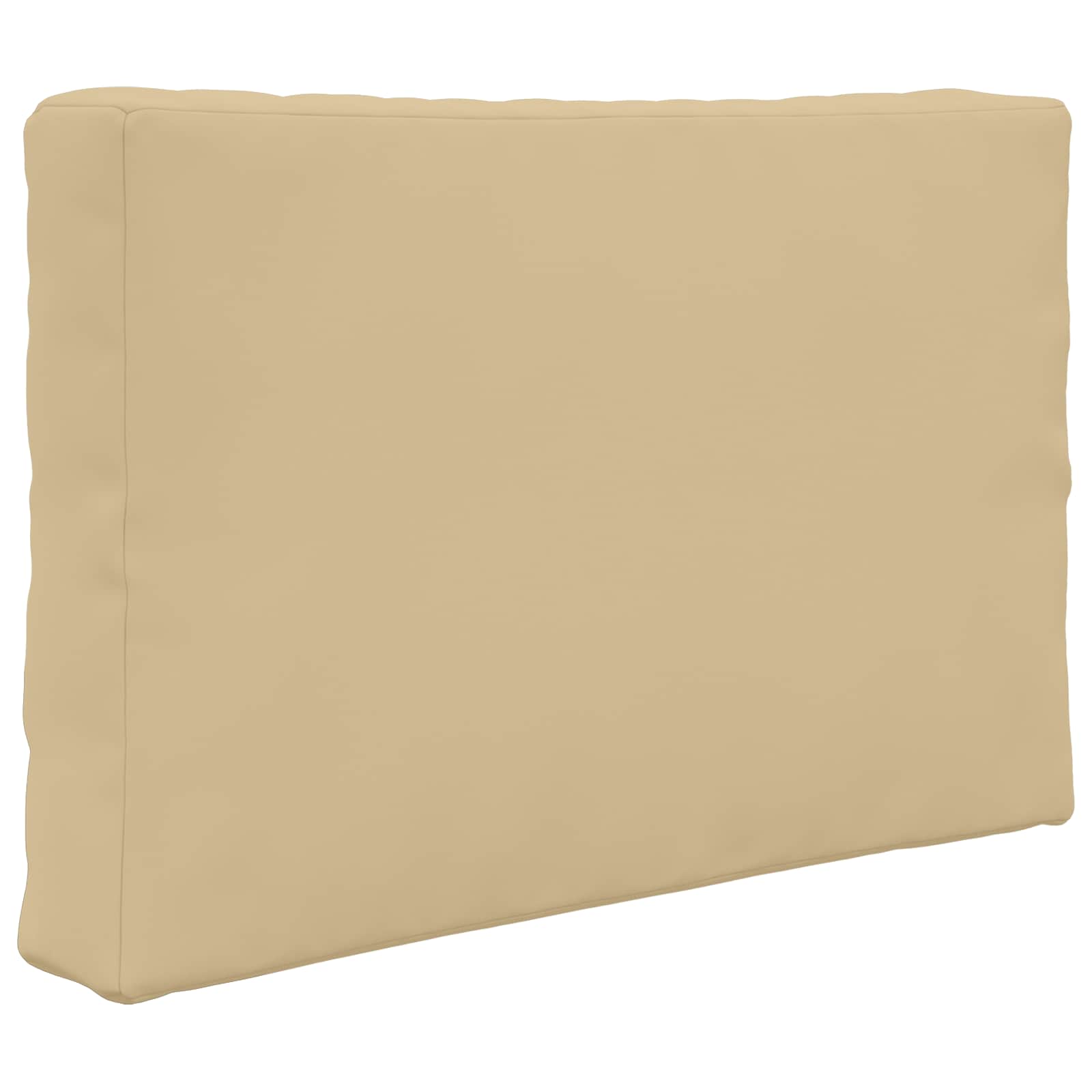 Cuscino per divano da esterno Poliestere Beige 60 x 60 cm