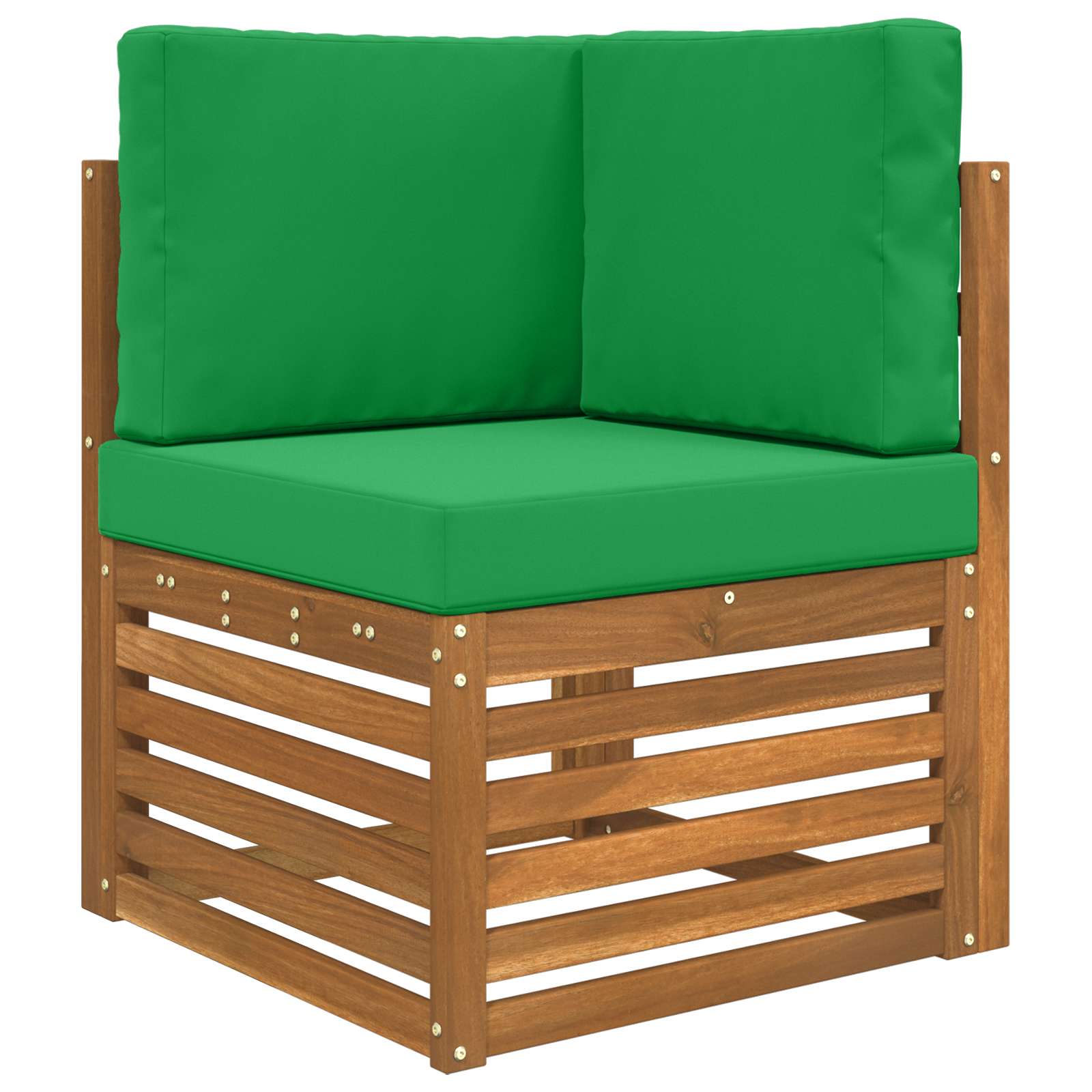 Cuscino per divano da esterno Poliestere Verde 60 x 60 cm