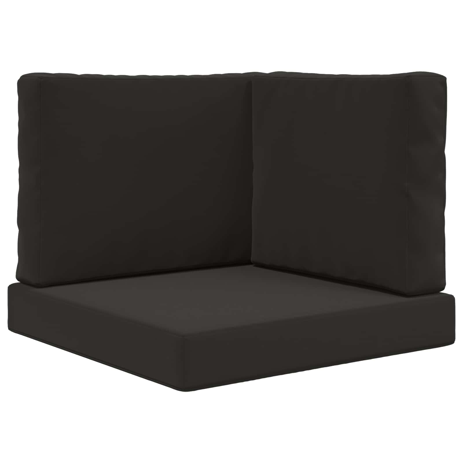 Cuscino per divano da esterno Poliestere Nero 60 x 60 cm