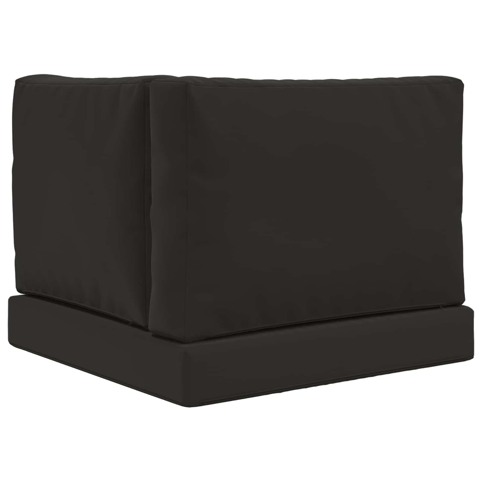 Cuscino per divano da esterno Poliestere Nero 60 x 60 cm