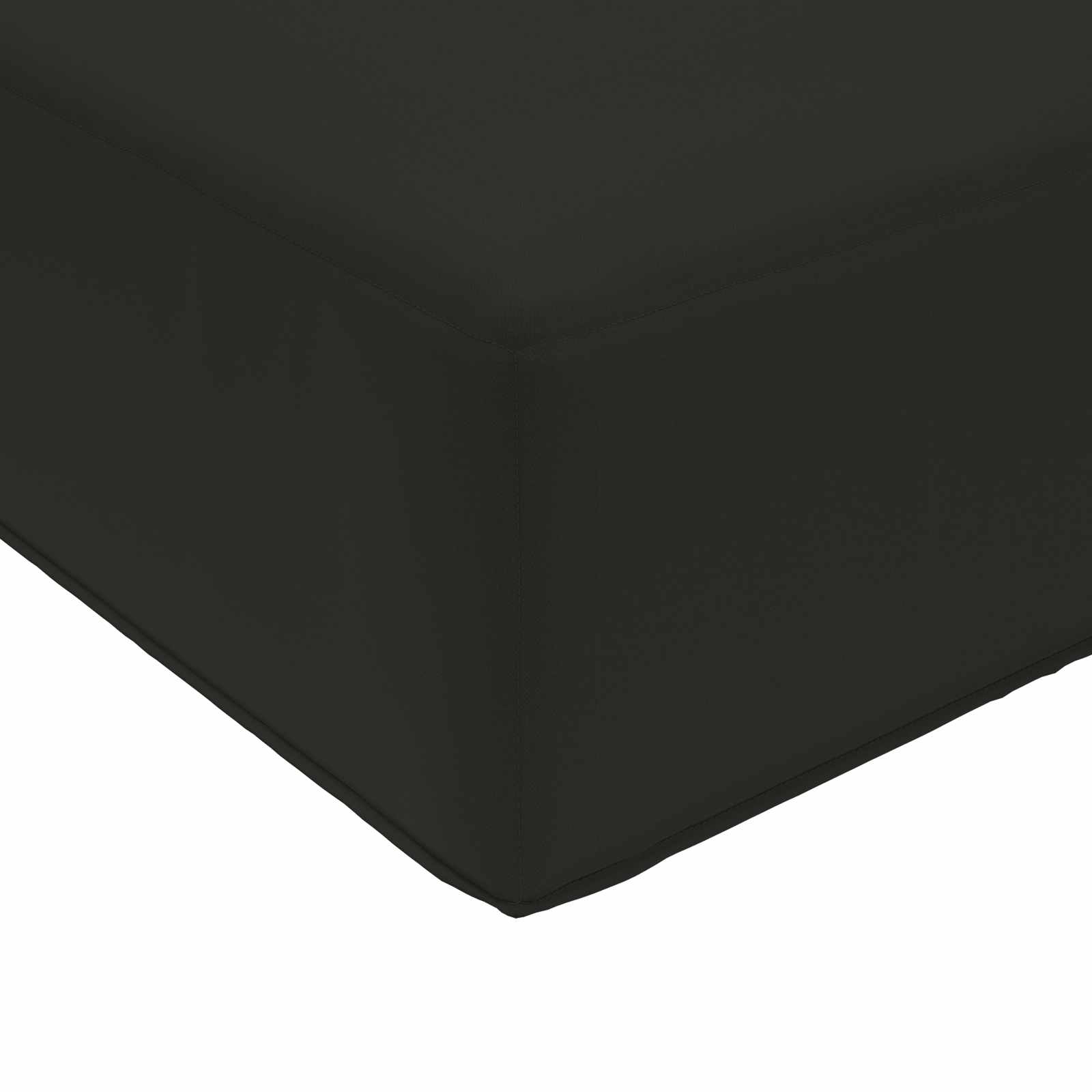 Cuscino per divano da esterno Poliestere Nero 60 x 60 cm