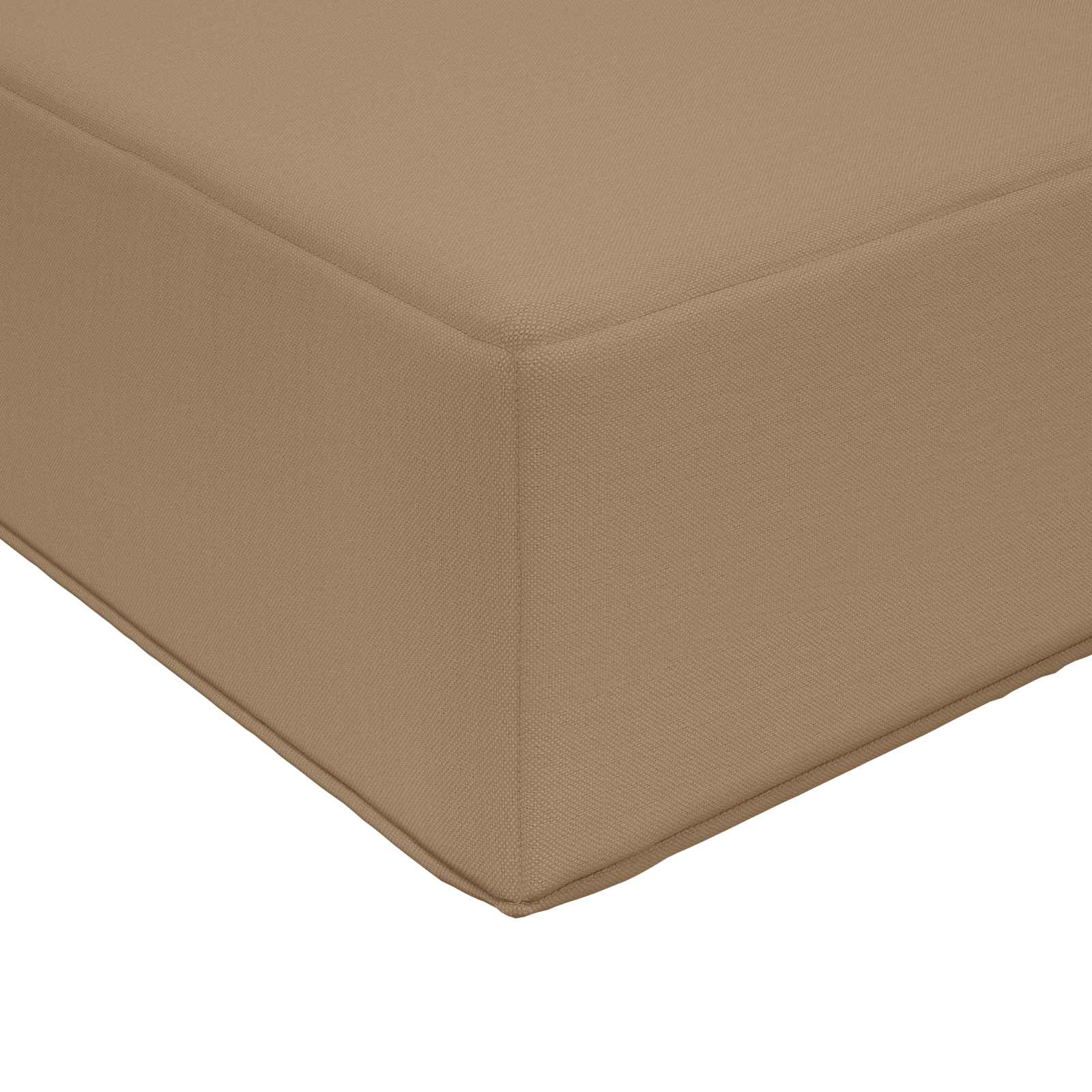 Cuscino per divano da esterno Poliestere Tortora 60 x 60 cm