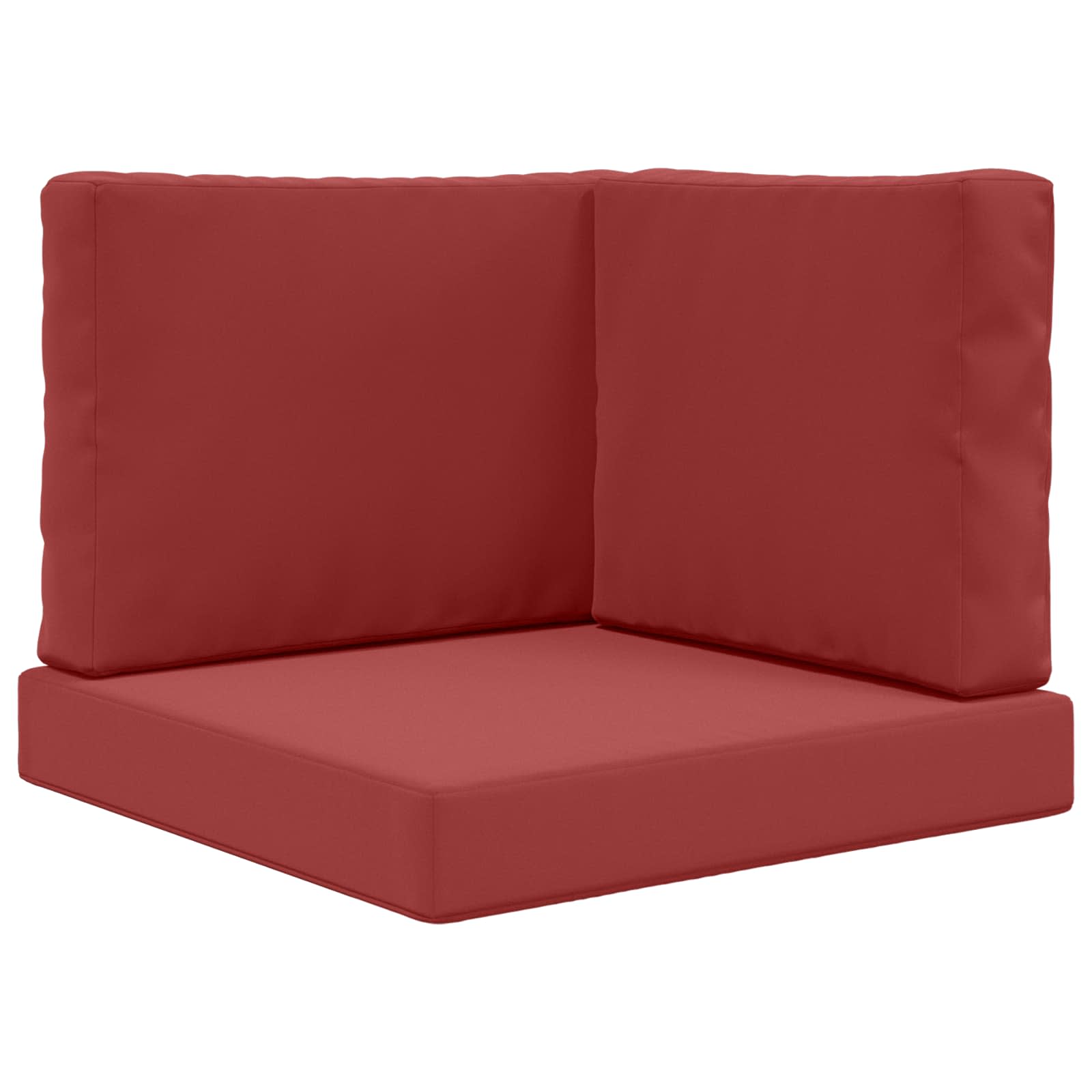 Cuscino per divano da esterno Poliestere Rosso vino 60 x 60 cm