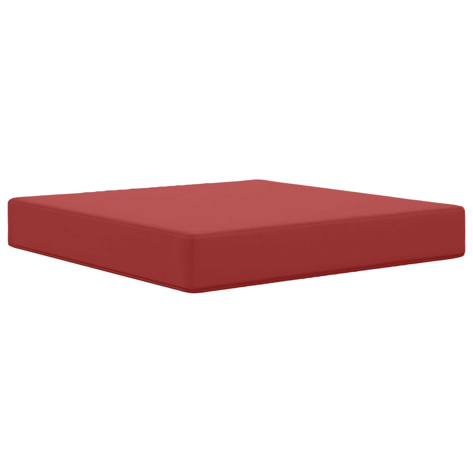 Cuscino per divano da esterno Poliestere Rosso vino 60 x 60 cm