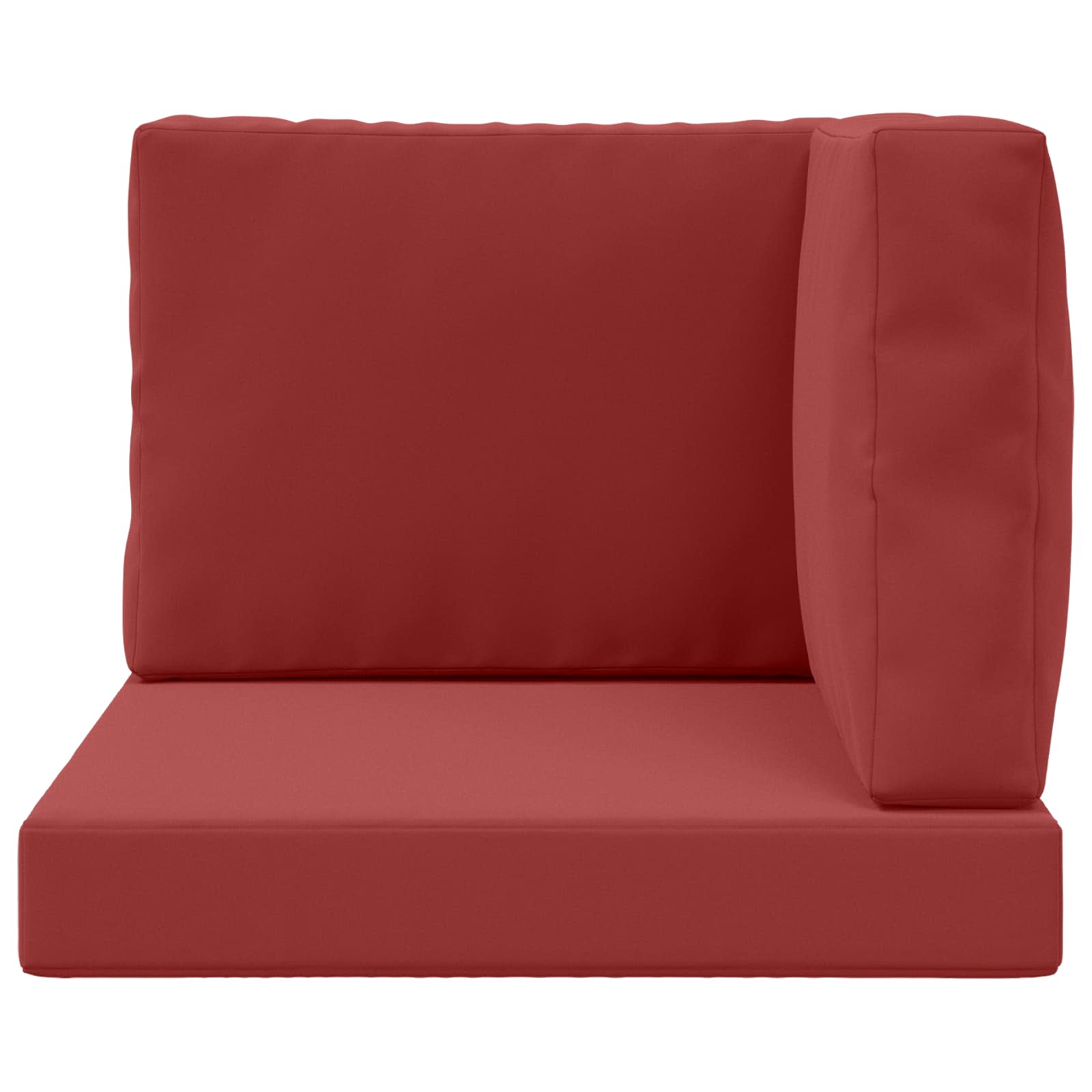 Cuscino per divano da esterno Poliestere Rosso vino 60 x 60 cm