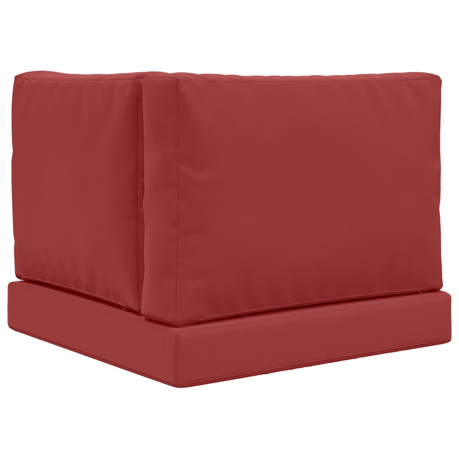 Cuscino per divano da esterno Poliestere Rosso vino 60 x 60 cm