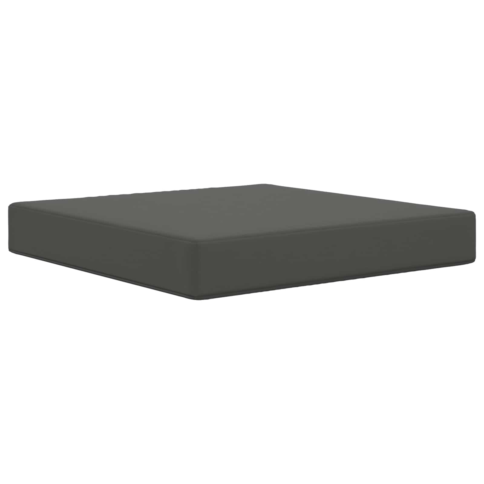 Cuscino per divano da esterno Poliestere Antracite 60 x 60 cm