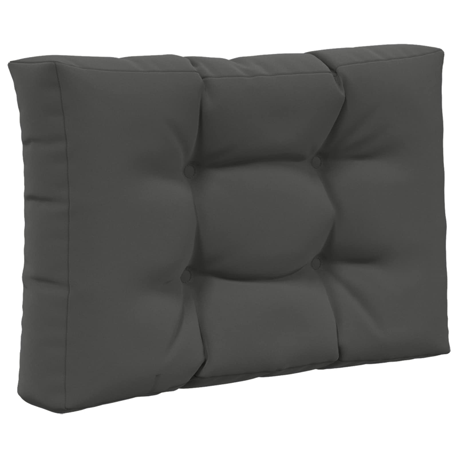 Cuscino per divano da esterno Poliestere Antracite 60 x 60 cm