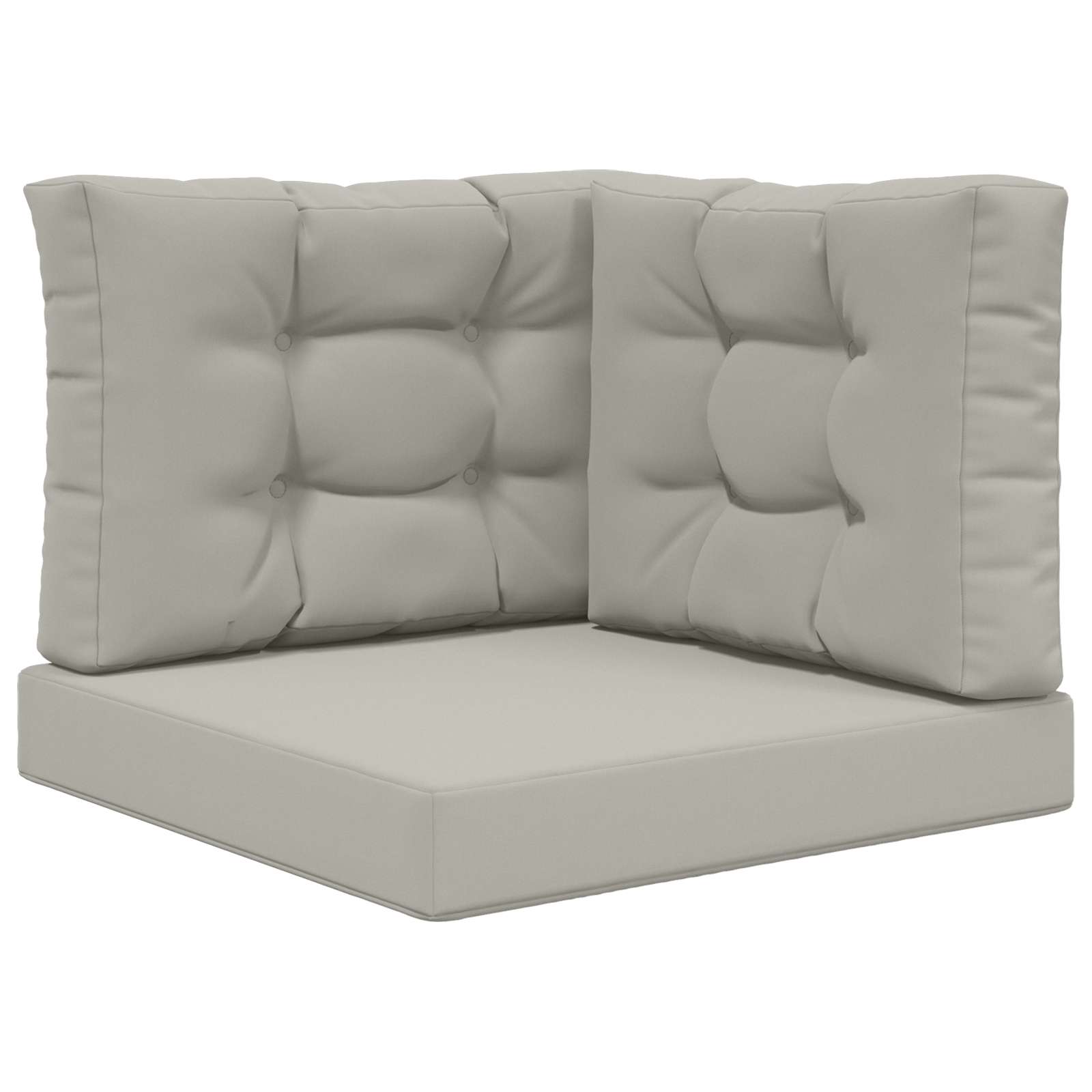 Cuscino per divano da esterno Poliestere Grigio 60 x 60 cm