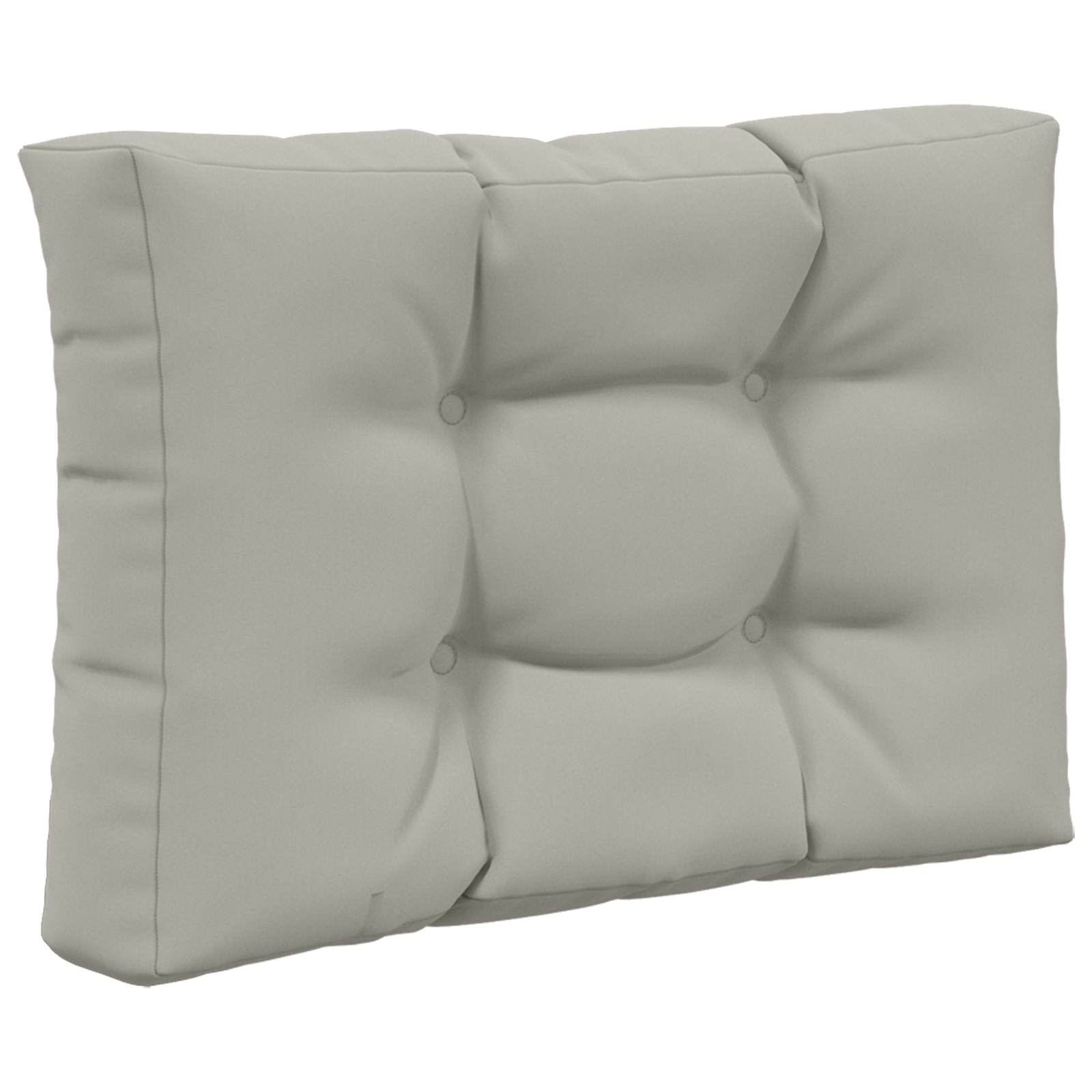 Cuscino per divano da esterno Poliestere Grigio 60 x 60 cm