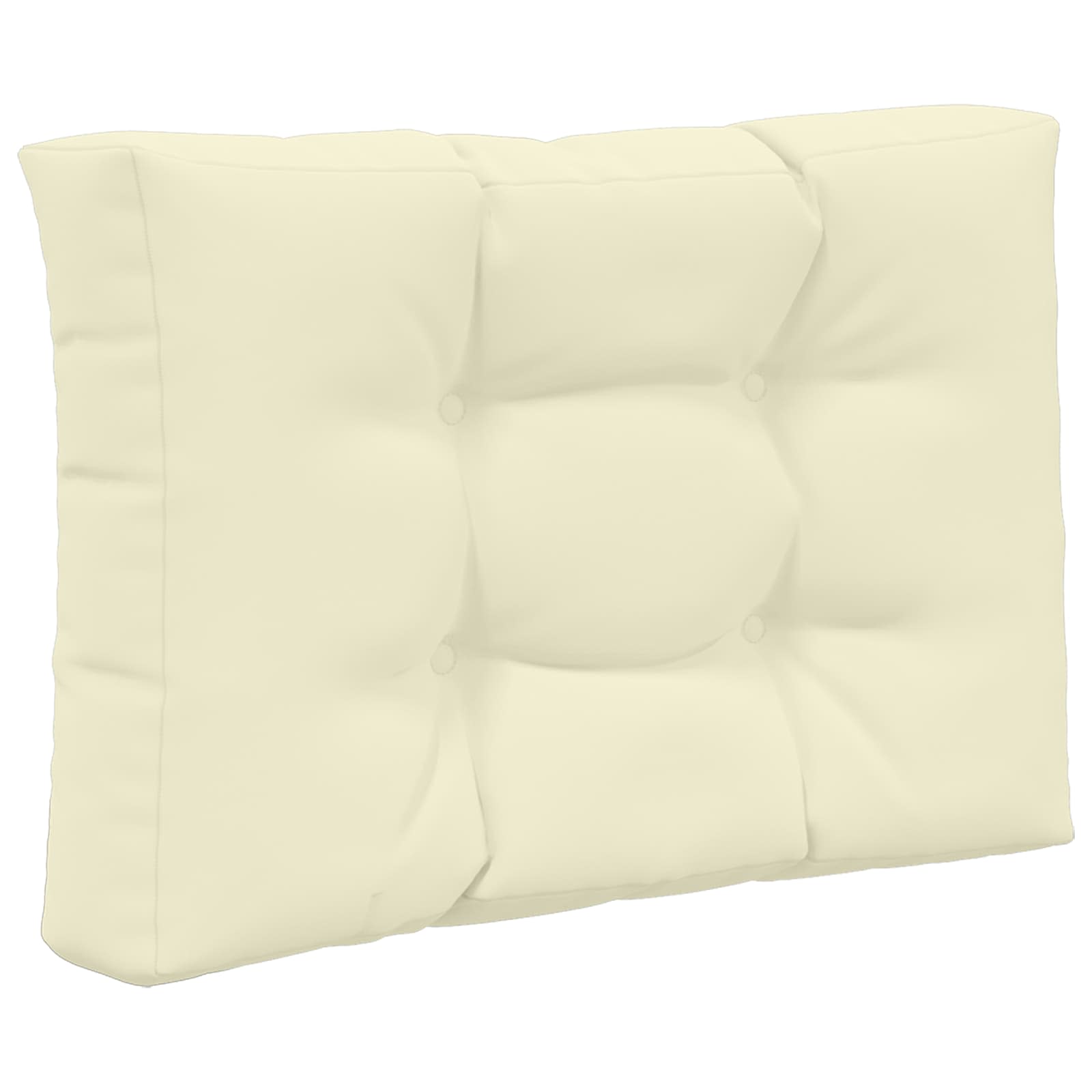 Cuscino per divano da esterno Poliestere Crema 60 x 60 cm