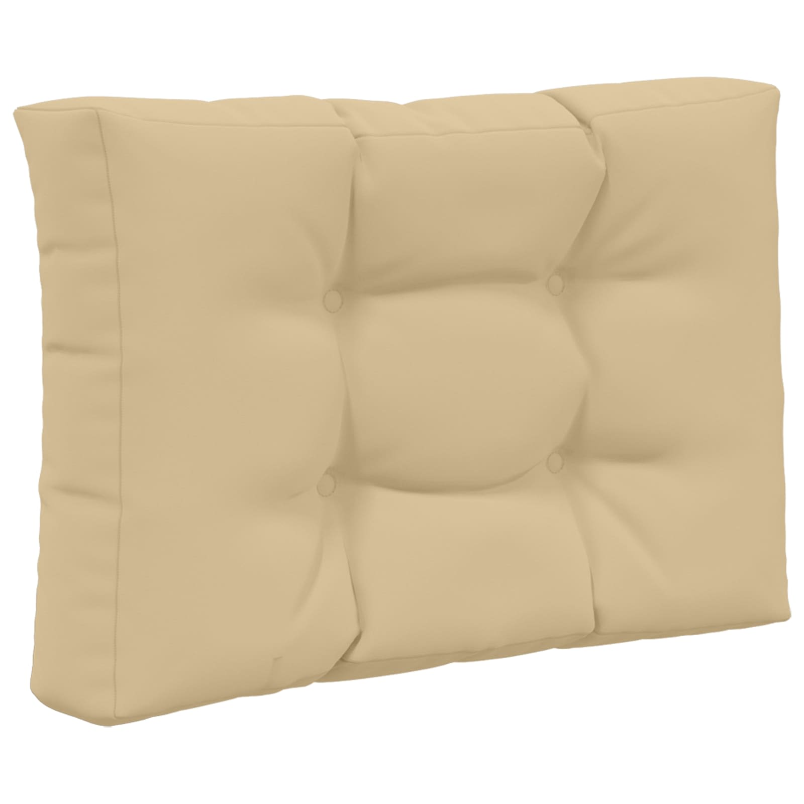Cuscino per divano da esterno Poliestere Beige 60 x 60 cm