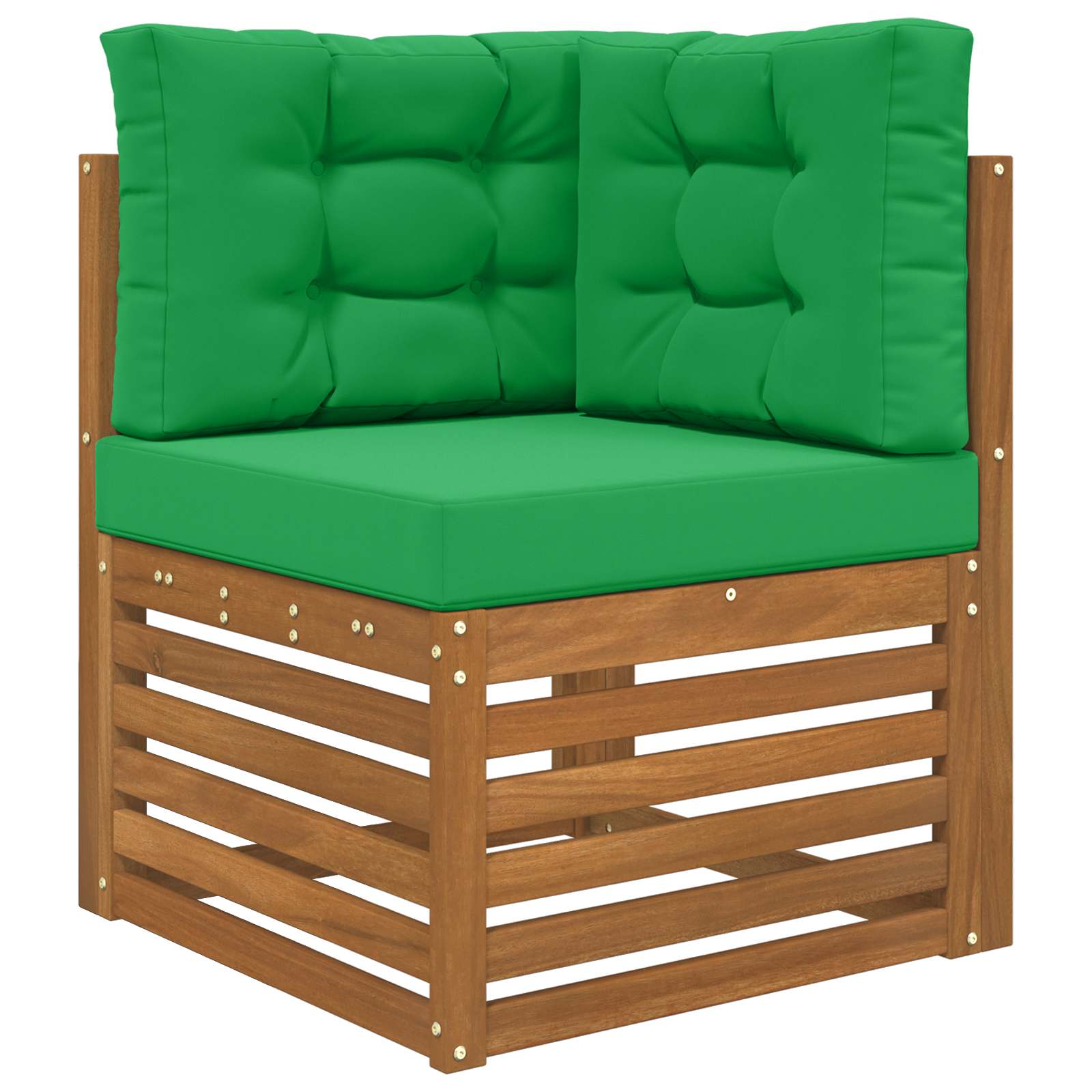 Cuscino per divano da esterno Poliestere Verde 60 x 60 cm