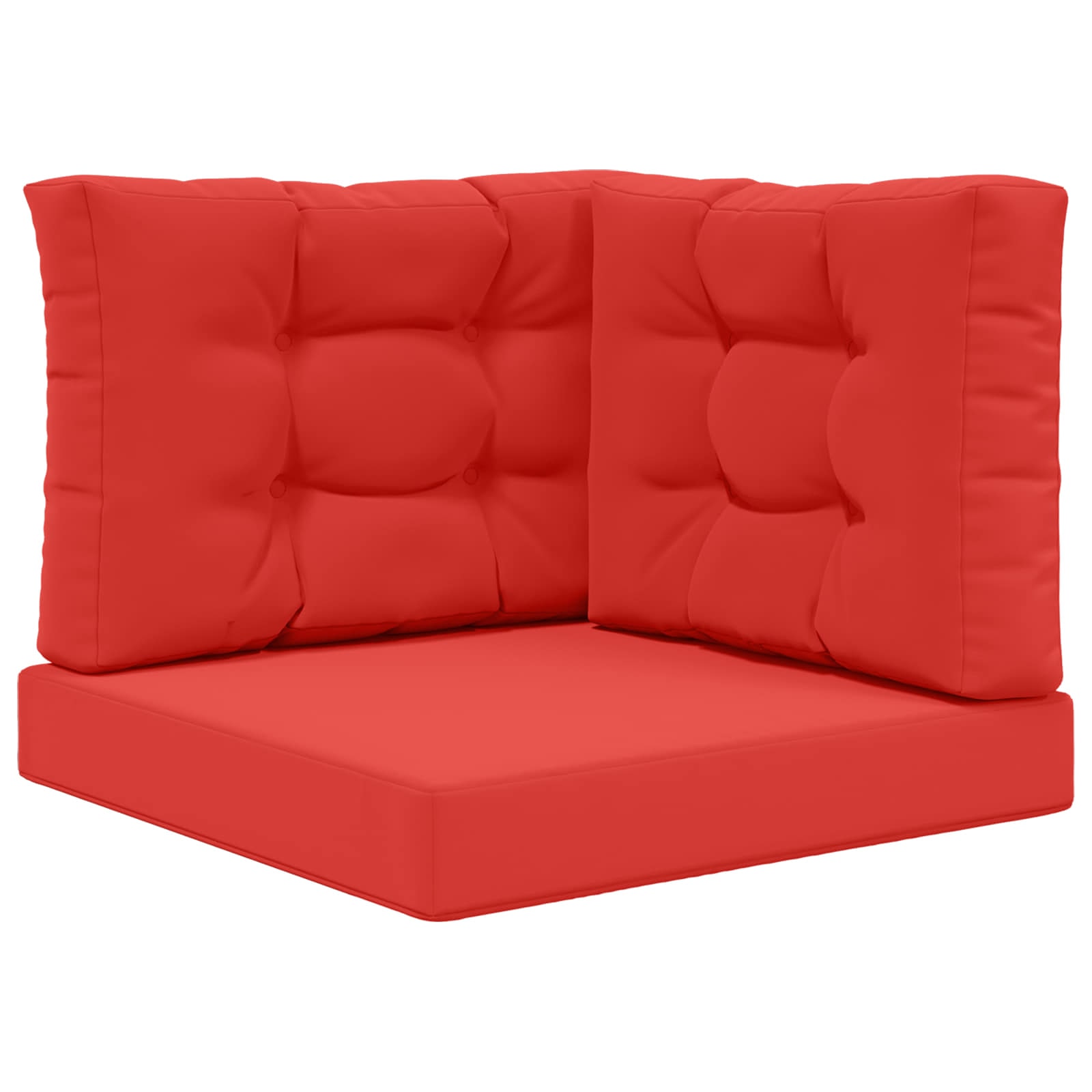 Cuscino per divano da esterno Poliestere Rosso 60 x 60 cm