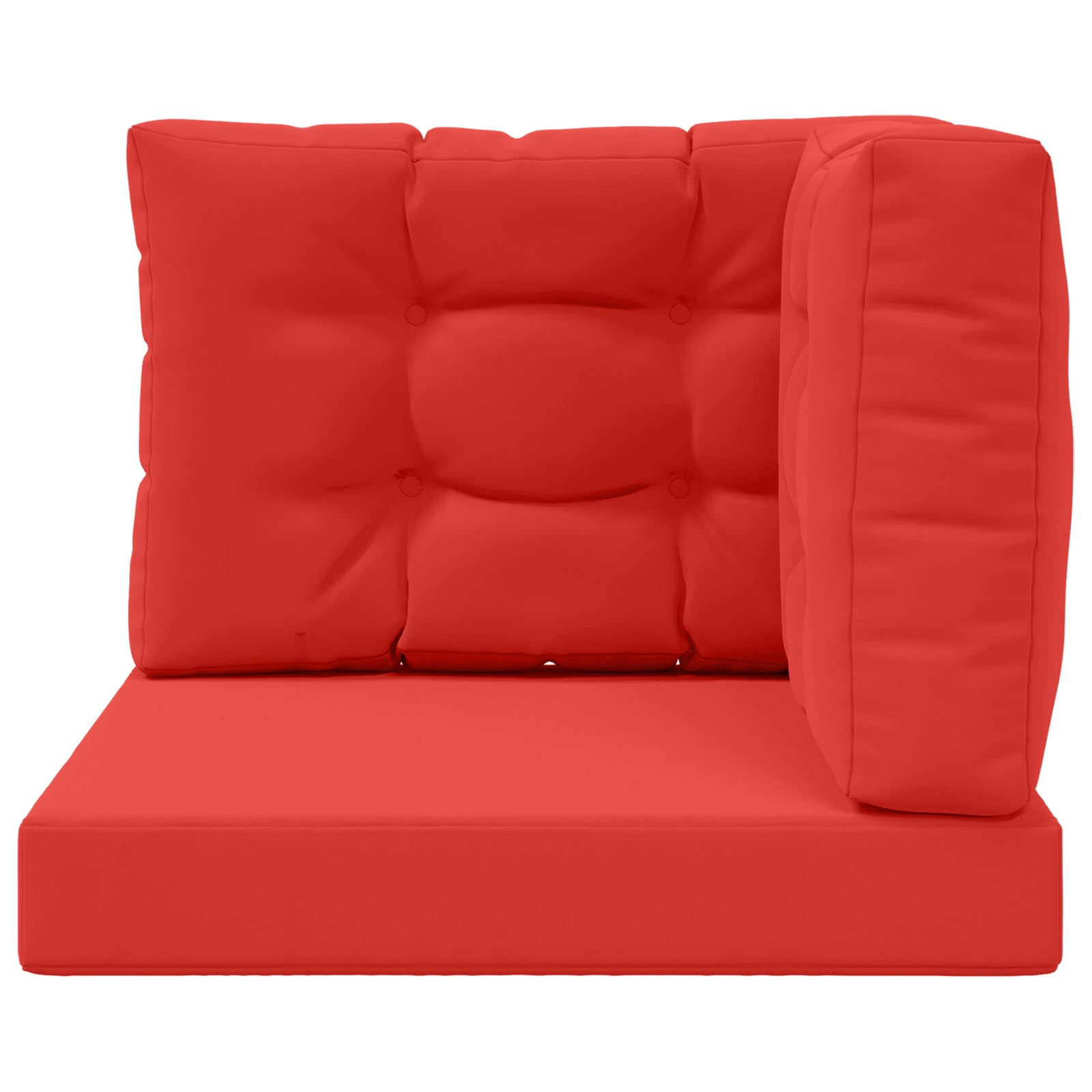 Cuscino per divano da esterno Poliestere Rosso 60 x 60 cm