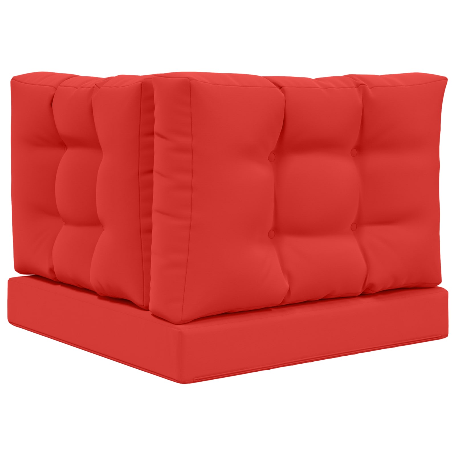 Cuscino per divano da esterno Poliestere Rosso 60 x 60 cm