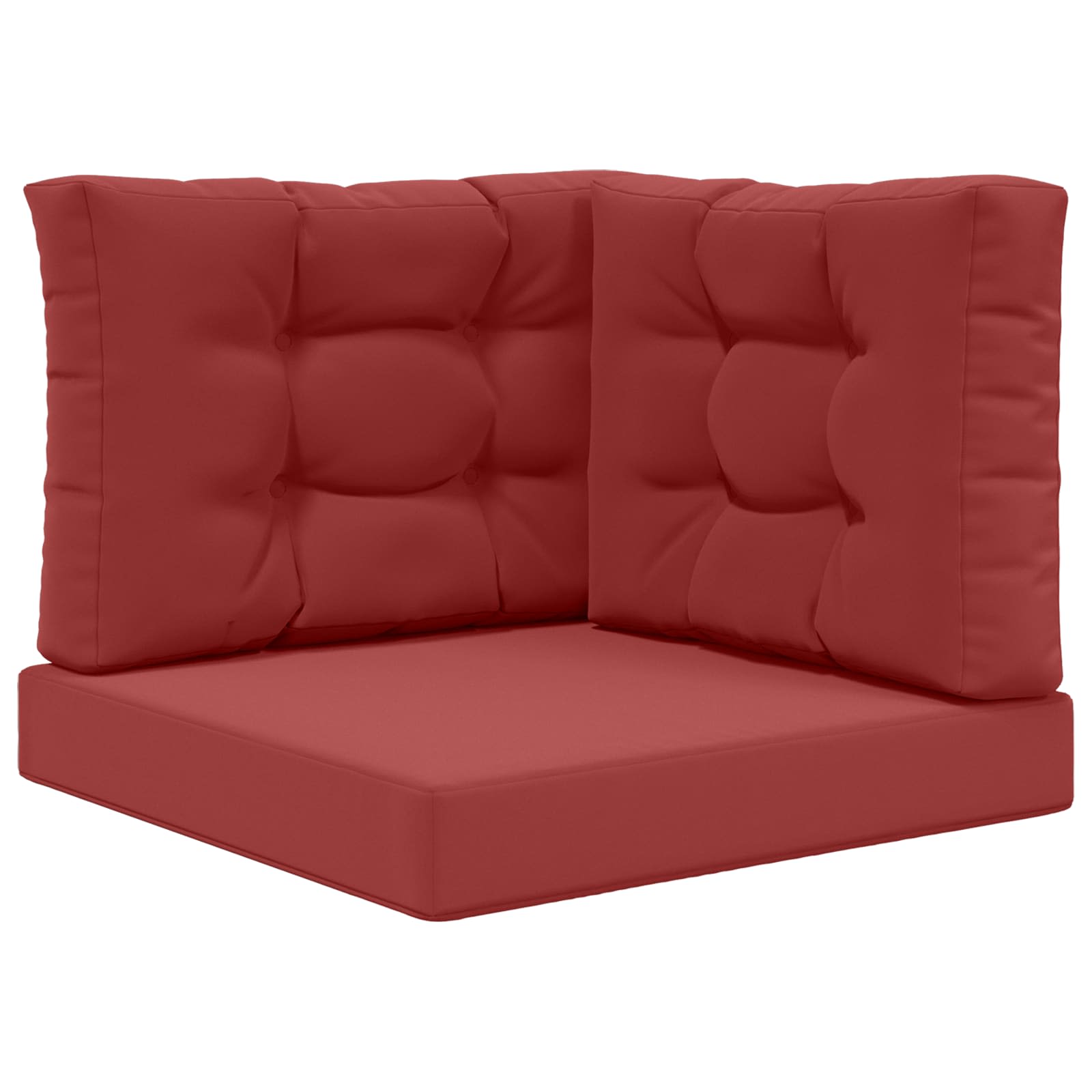 Cuscino per divano da esterno Poliestere Rosso vino 60 x 60 cm