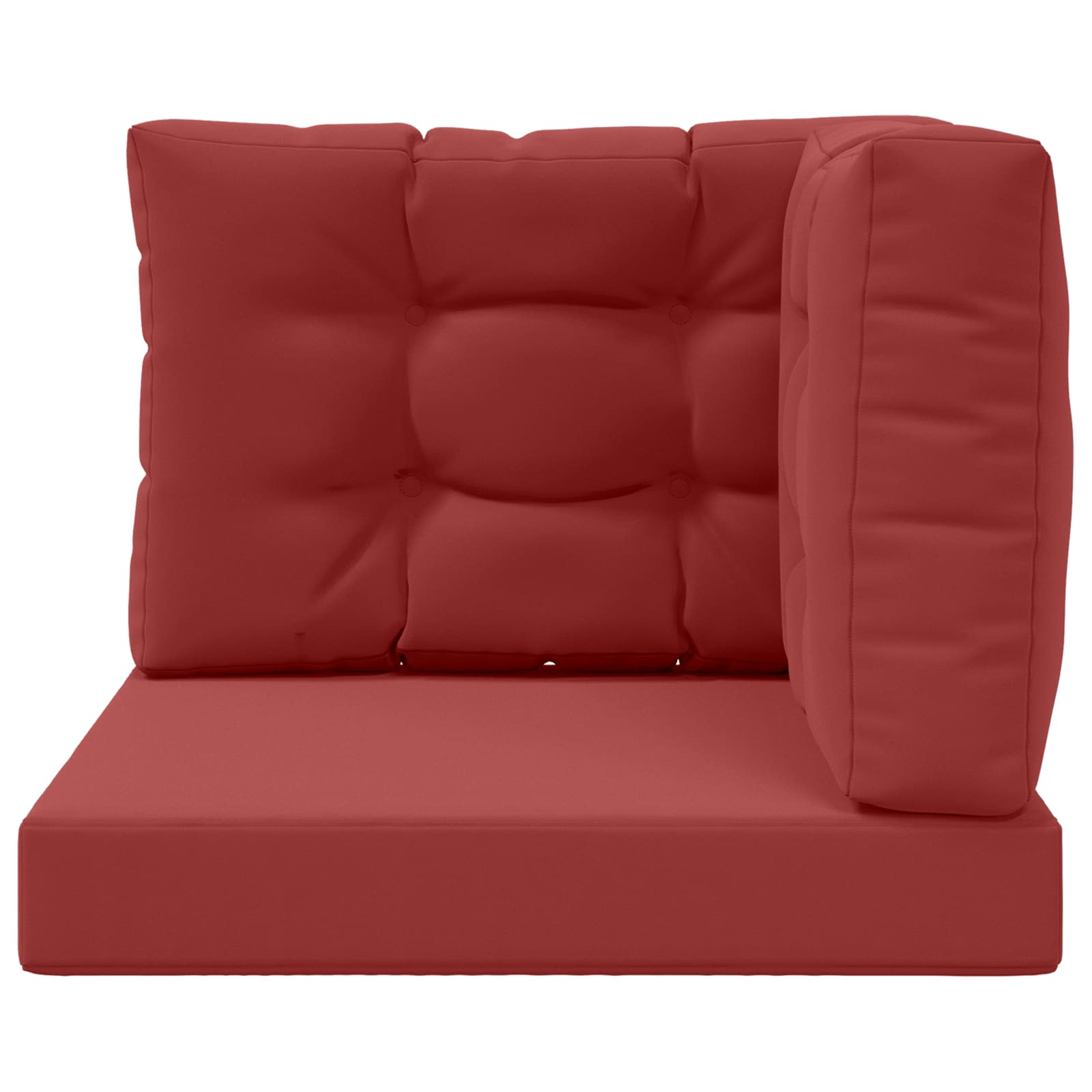 Cuscino per divano da esterno Poliestere Rosso vino 60 x 60 cm