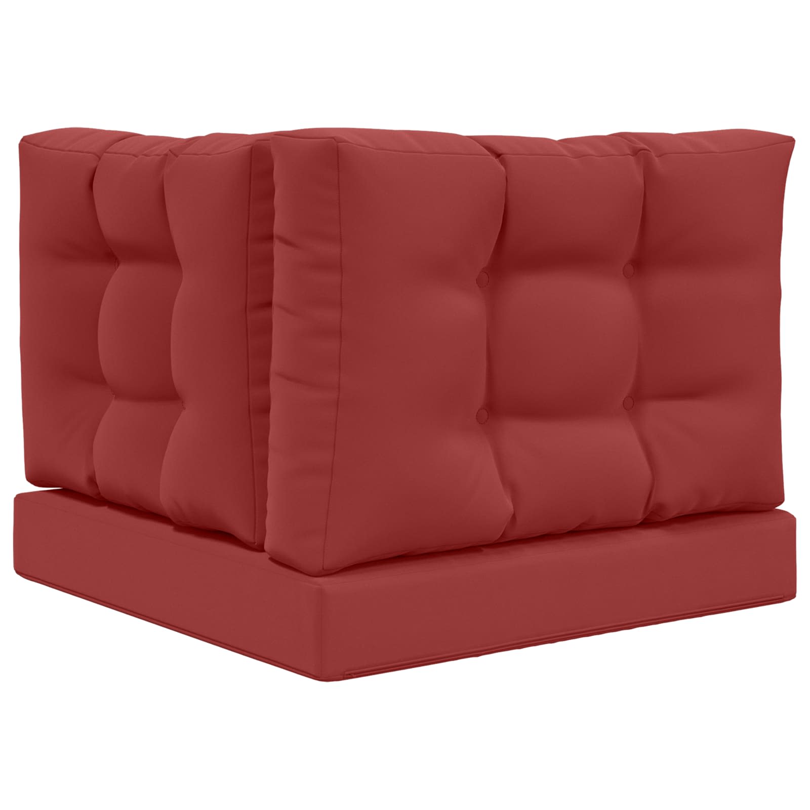 Cuscino per divano da esterno Poliestere Rosso vino 60 x 60 cm