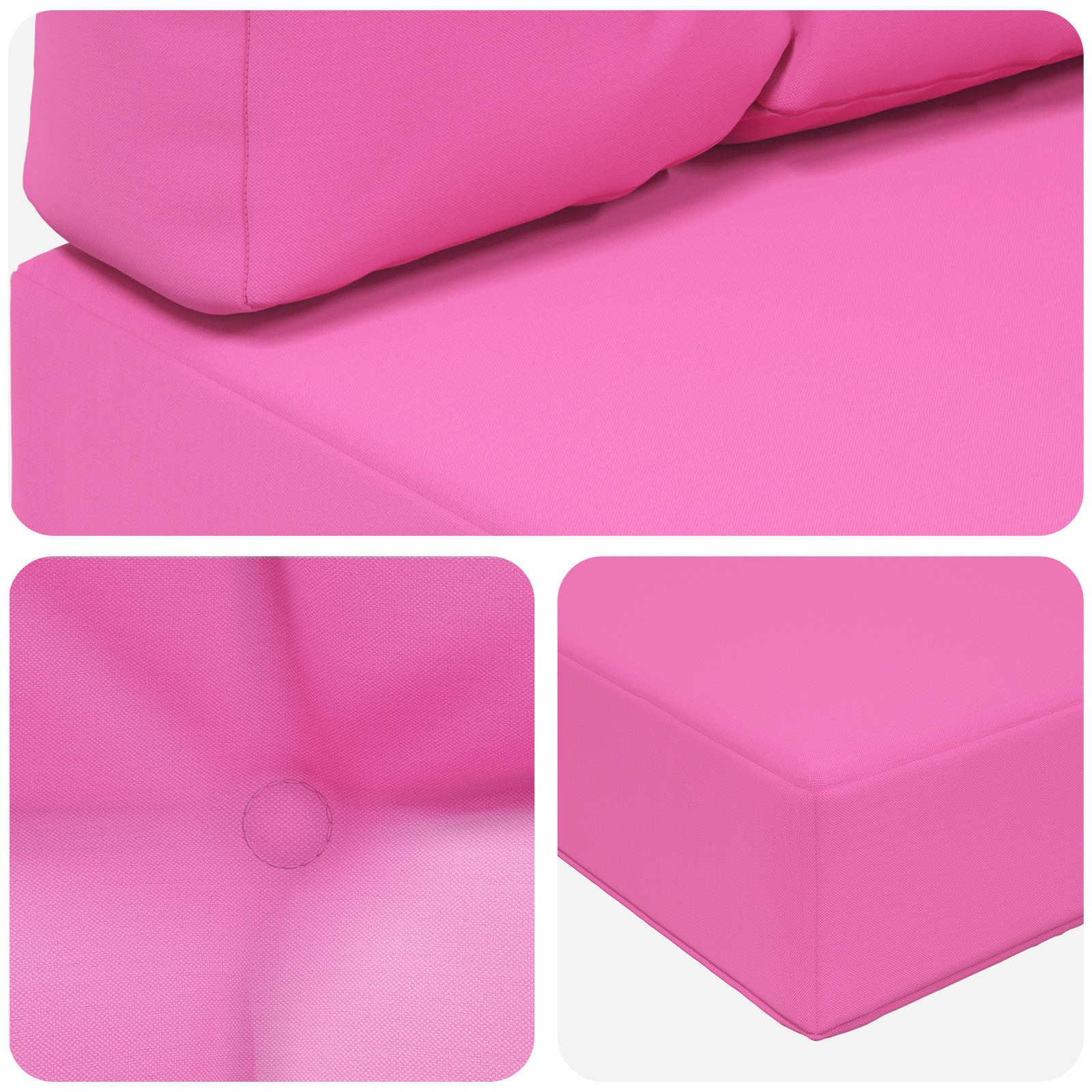 Cuscino per divano da esterno Poliestere Rosa 60 x 60 cm