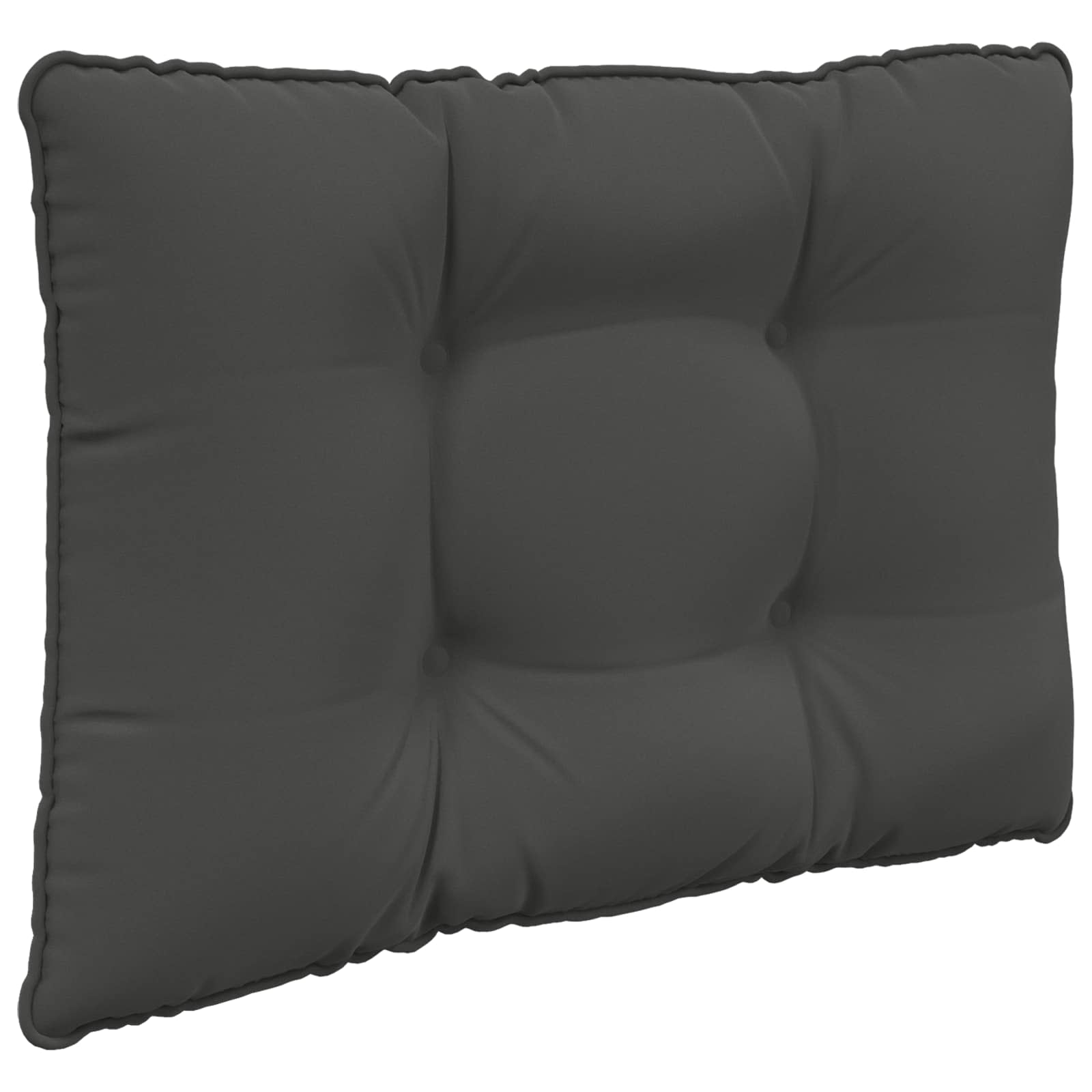 Cuscino per divano da esterno Poliestere Antracite 60 x 50,5 cm
