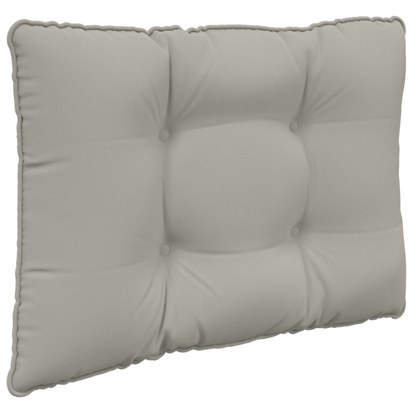Cuscino per divano da esterno Poliestere Grigio 60 x 50,5 cm