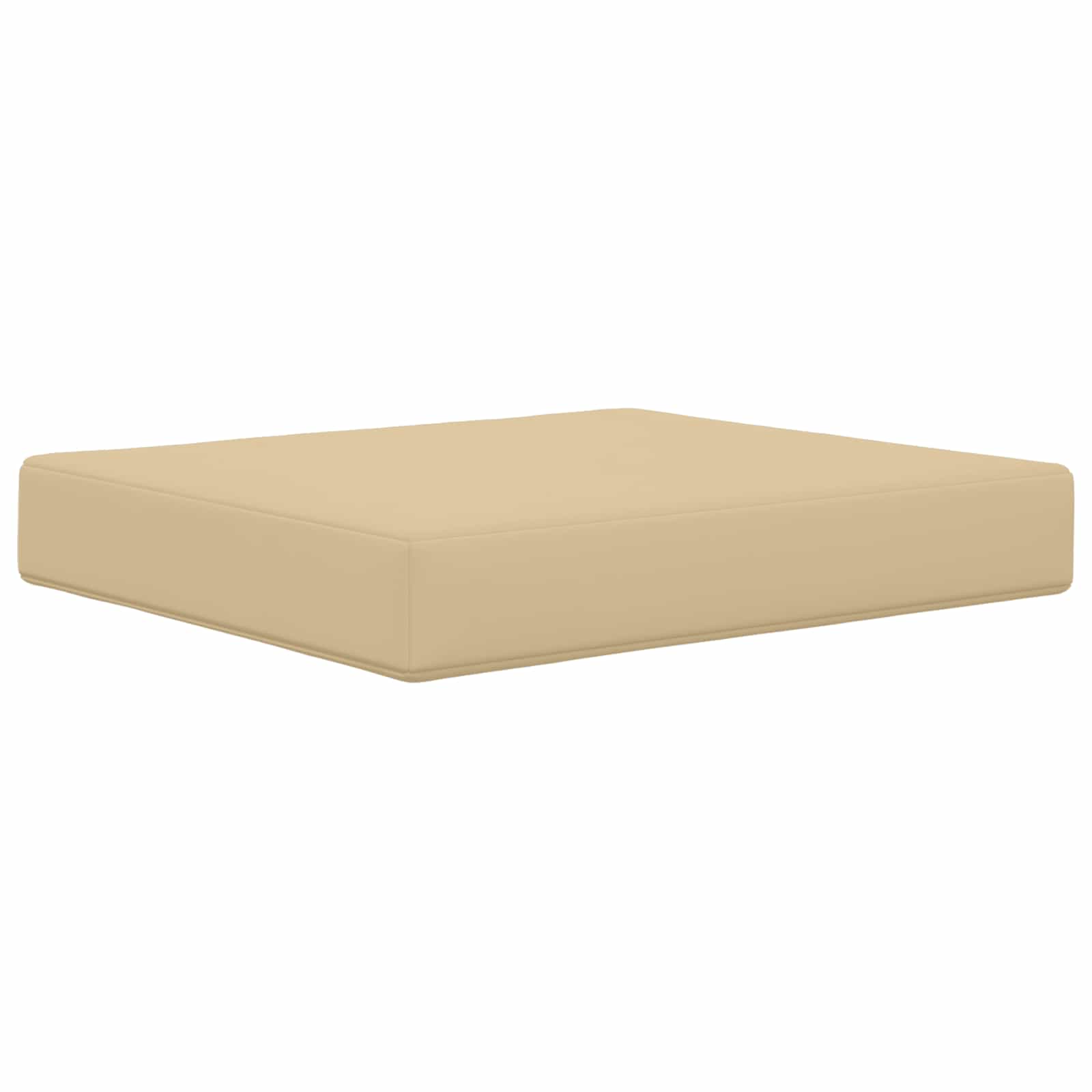Cuscino per divano da esterno Poliestere Beige 60 x 50,5 cm
