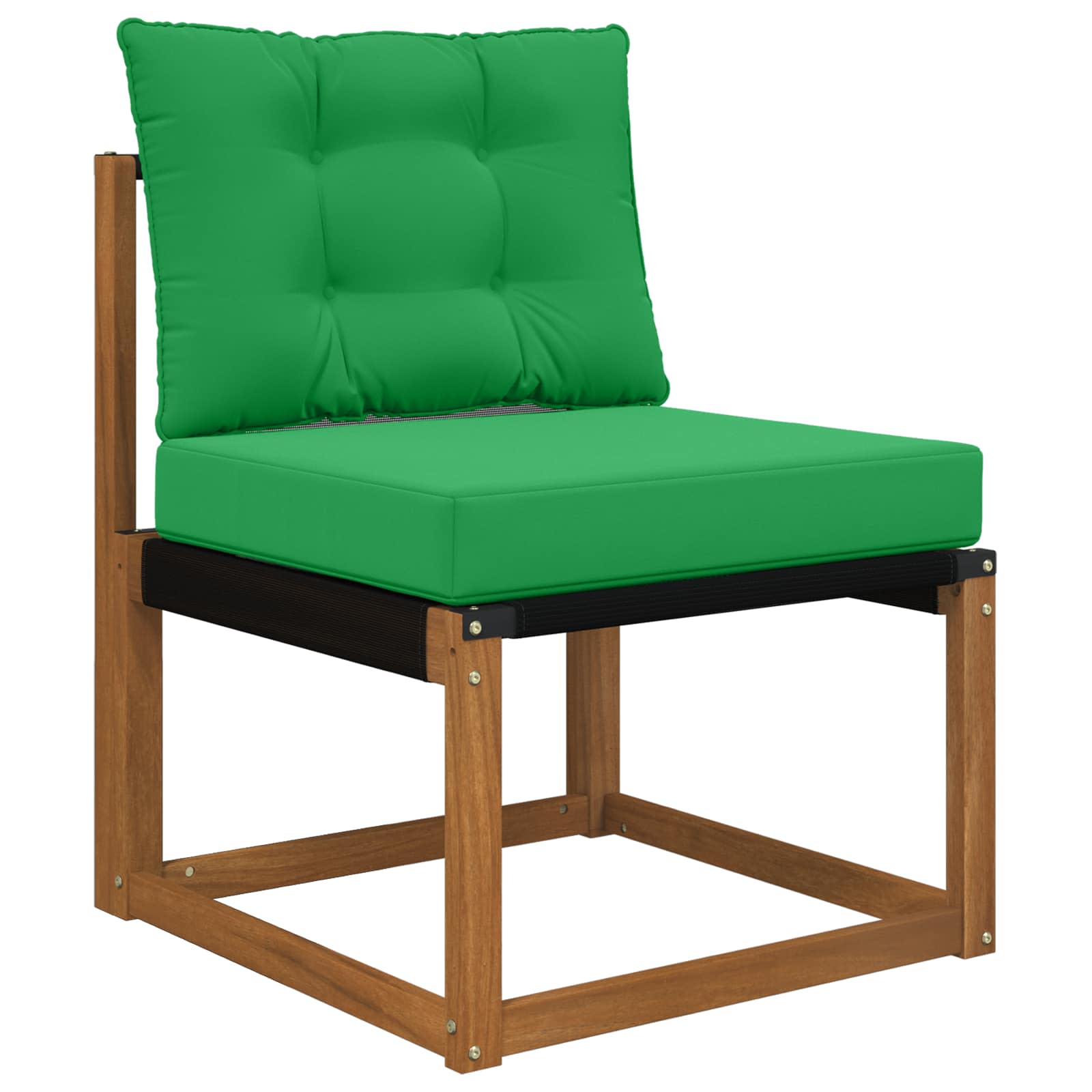 Cuscino per divano da esterno Poliestere Verde 60 x 50,5 cm