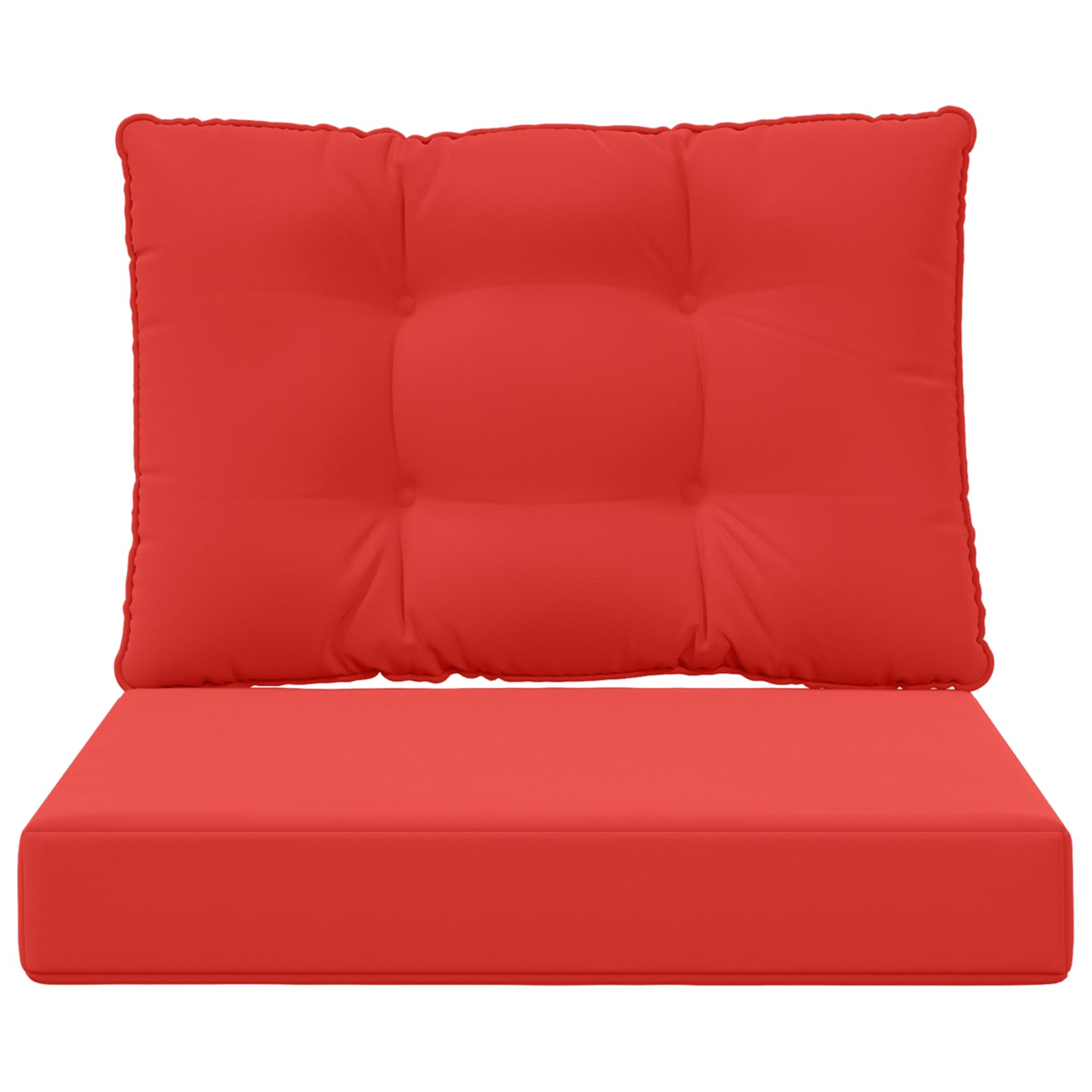 Cuscino per divano da esterno Poliestere Rosso 60 x 50,5 cm