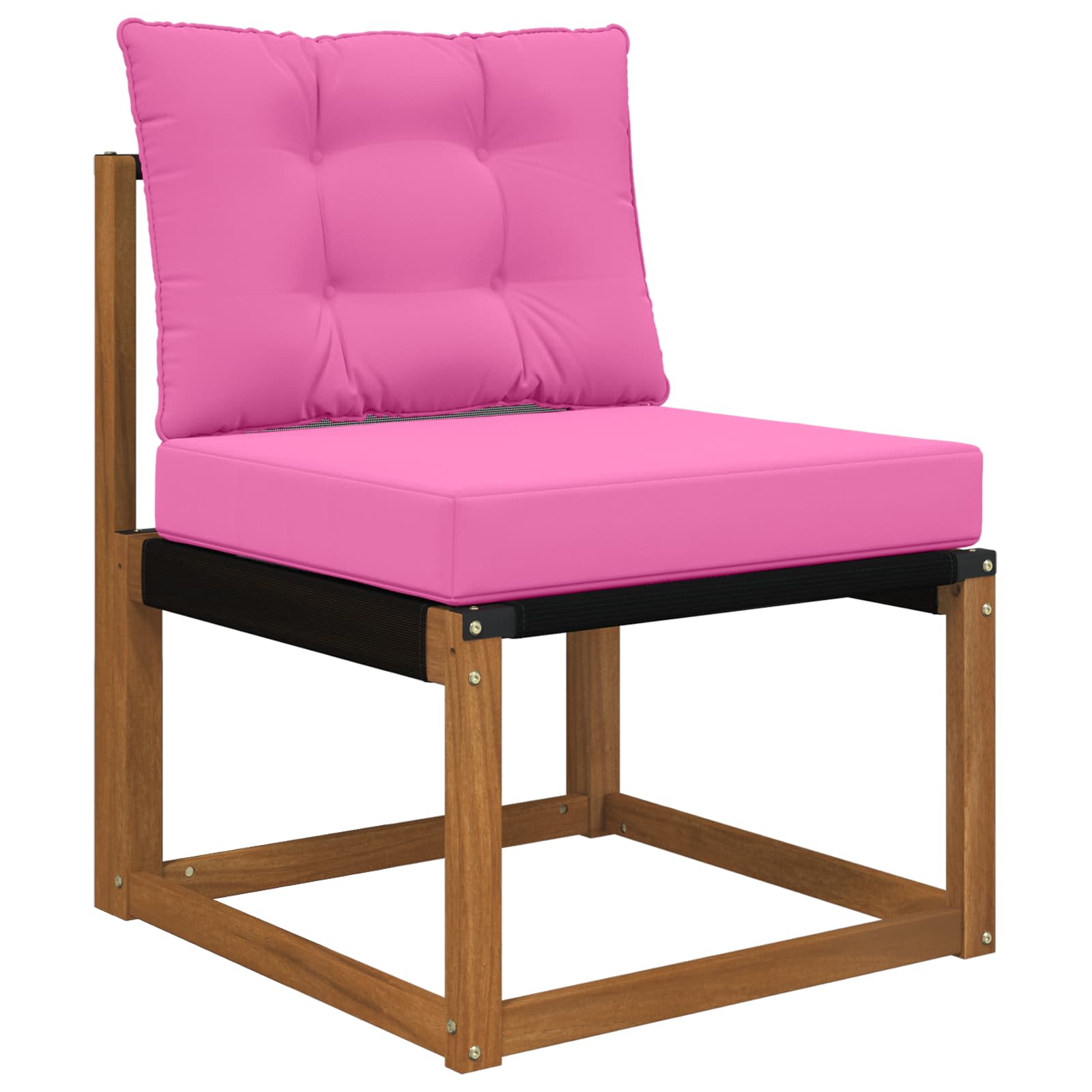 Cuscino per divano da esterno Poliestere Rosa 60 x 50,5 cm