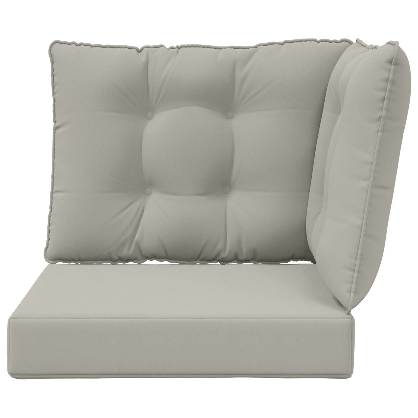 Cuscino per divano da esterno Poliestere Grigio 50,5 x 50,5 cm