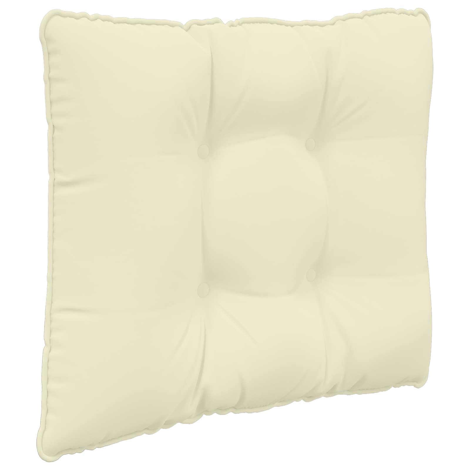 Cuscino per divano da esterno Poliestere Crema 50,5 x 50,5 cm