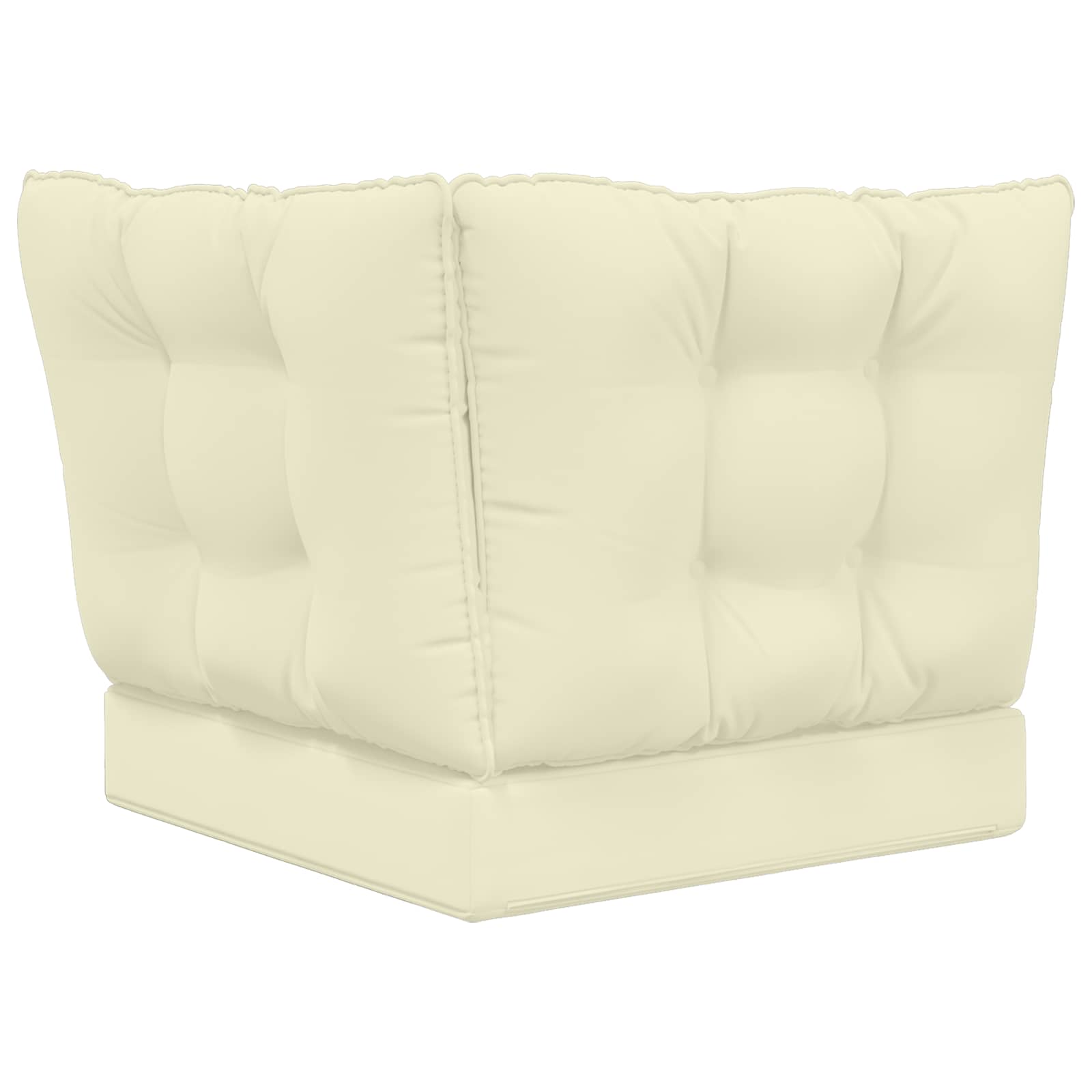 Cuscino per divano da esterno Poliestere Crema 50,5 x 50,5 cm