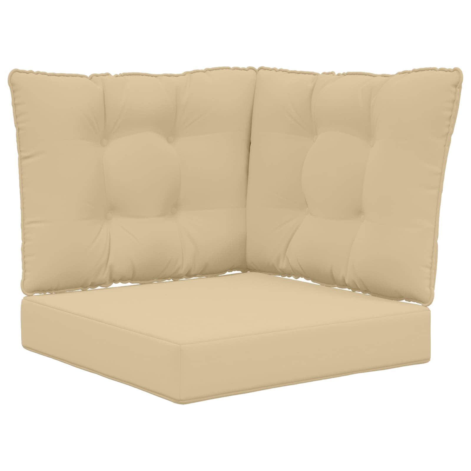 Cuscino per divano da esterno Poliestere Beige 50,5 x 50,5 cm