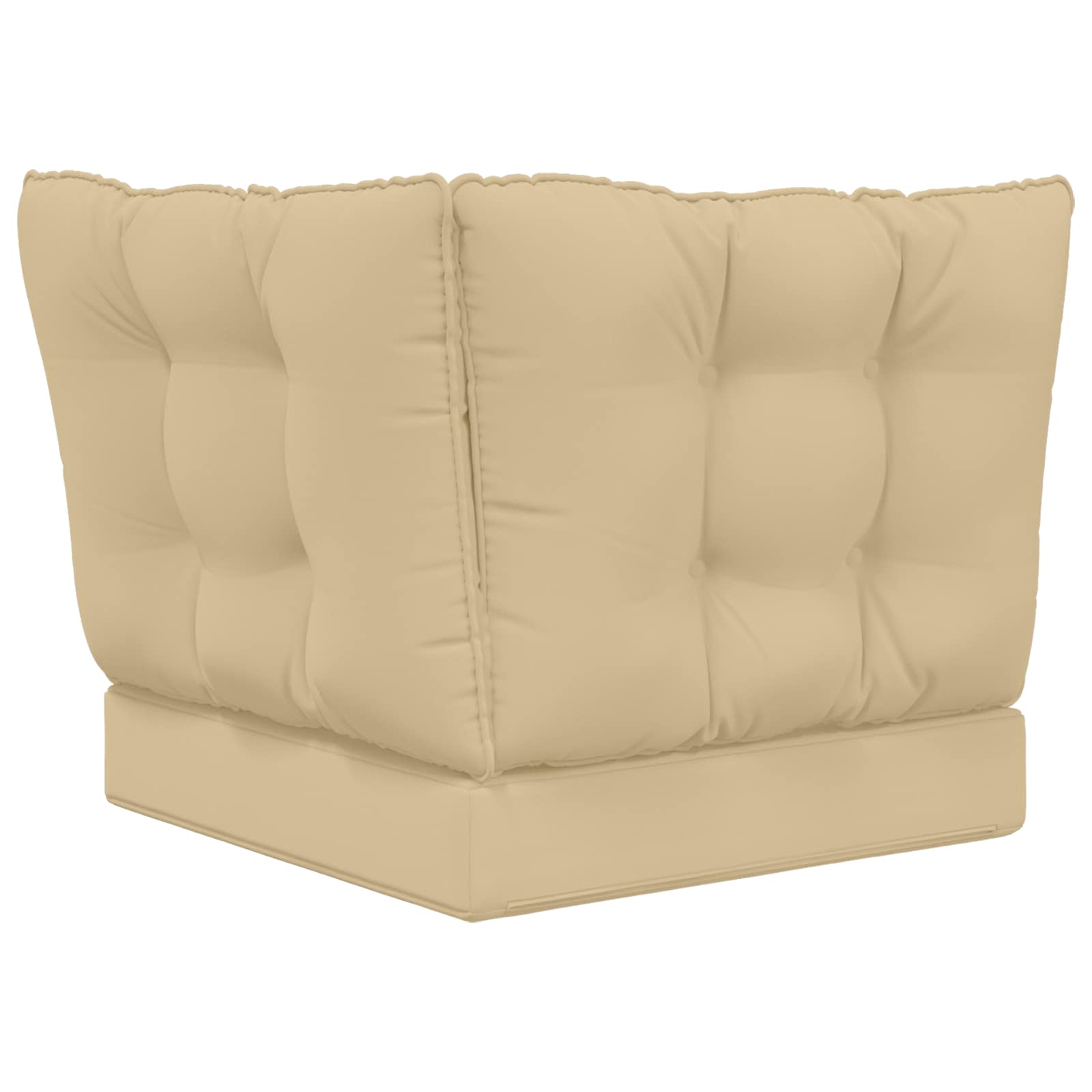 Cuscino per divano da esterno Poliestere Beige 50,5 x 50,5 cm