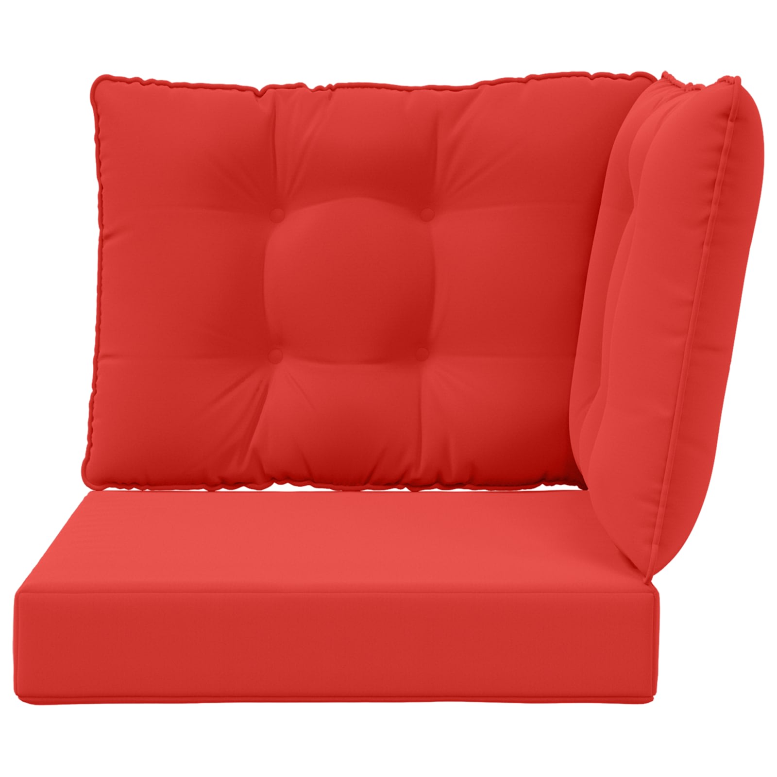 Cuscino per divano da esterno Poliestere Rosso 50,5 x 50,5 cm