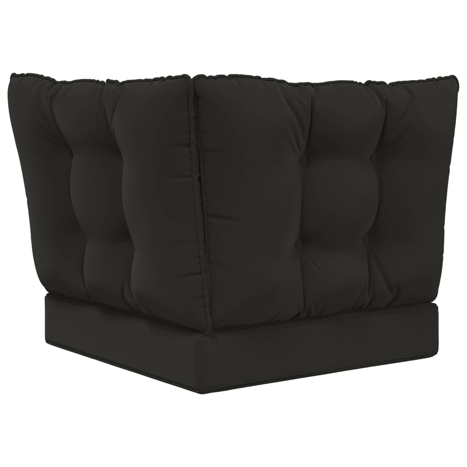Cuscino per divano da esterno Poliestere Nero 50,5 x 50,5 cm