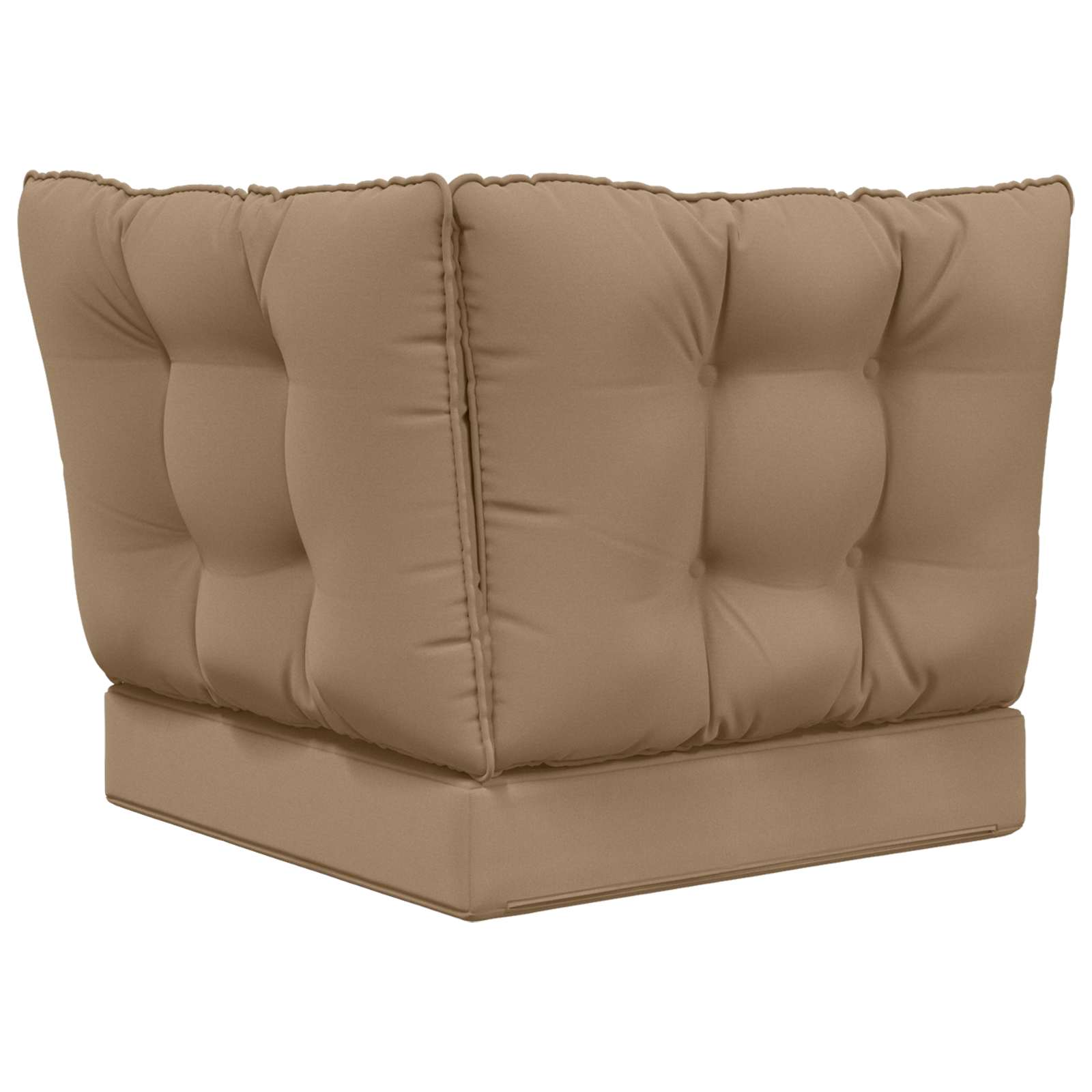 Cuscino per divano da esterno Poliestere Tortora 50,5 x 50,5 cm