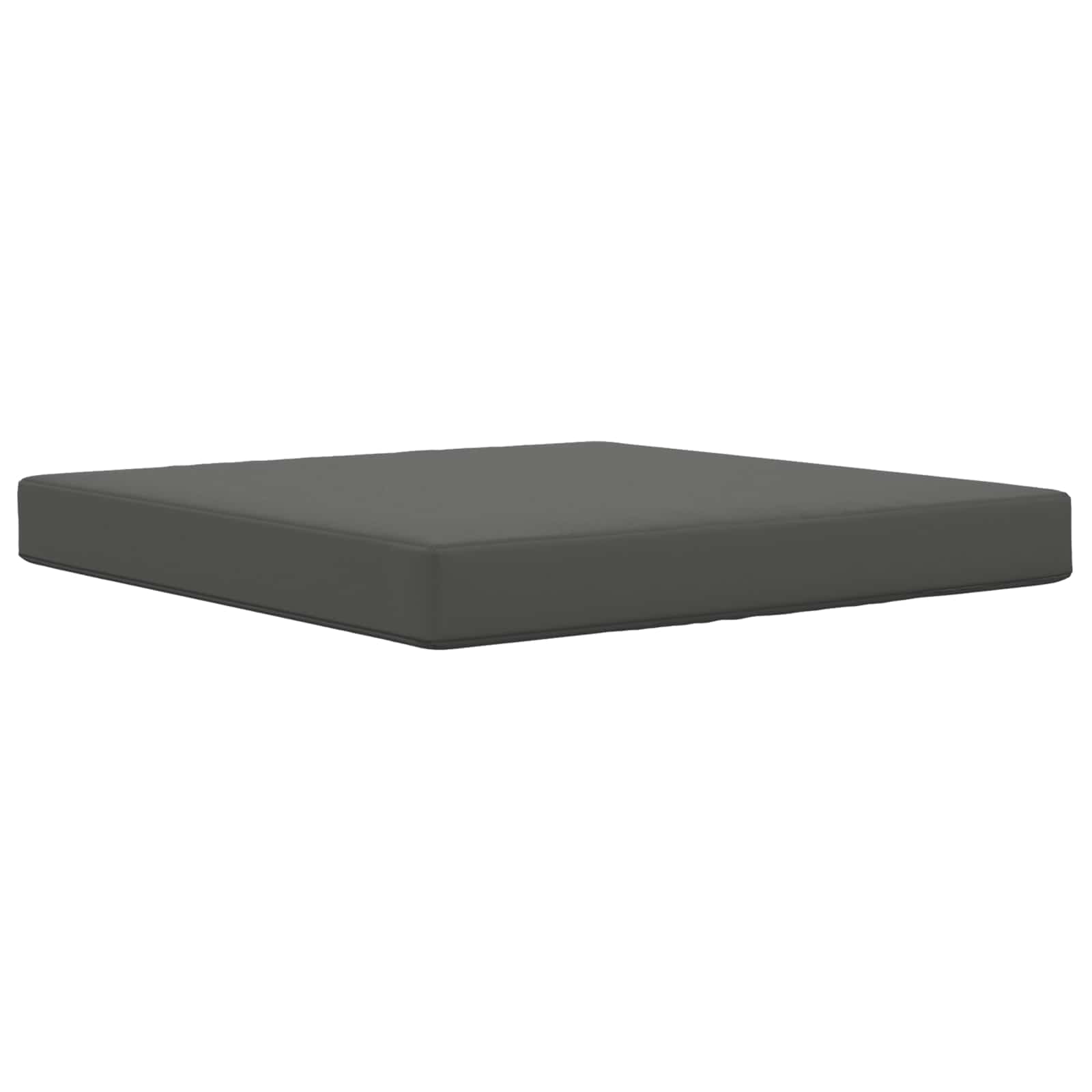 Cuscino per divano da esterno Poliestere Antracite 80 x 80 cm