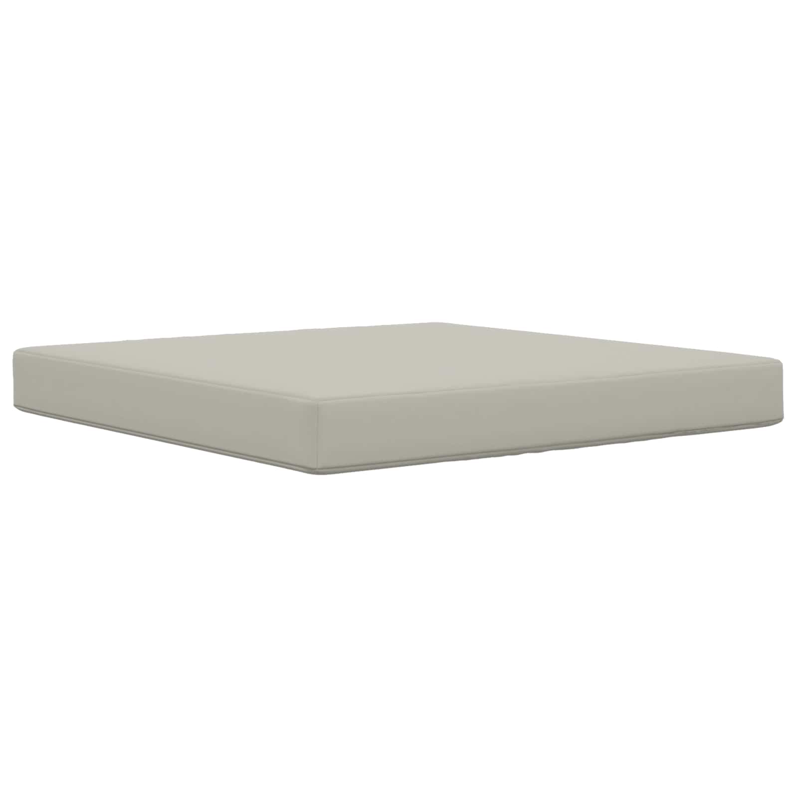 Cuscino per divano da esterno Poliestere Grigio 80 x 80 cm