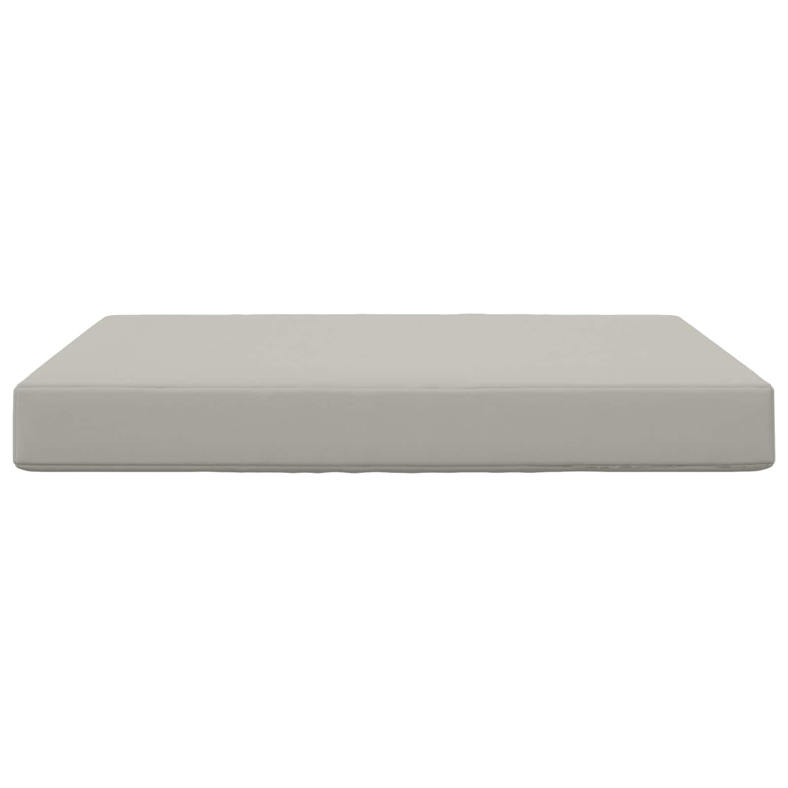 Cuscino per divano da esterno Poliestere Grigio 80 x 80 cm
