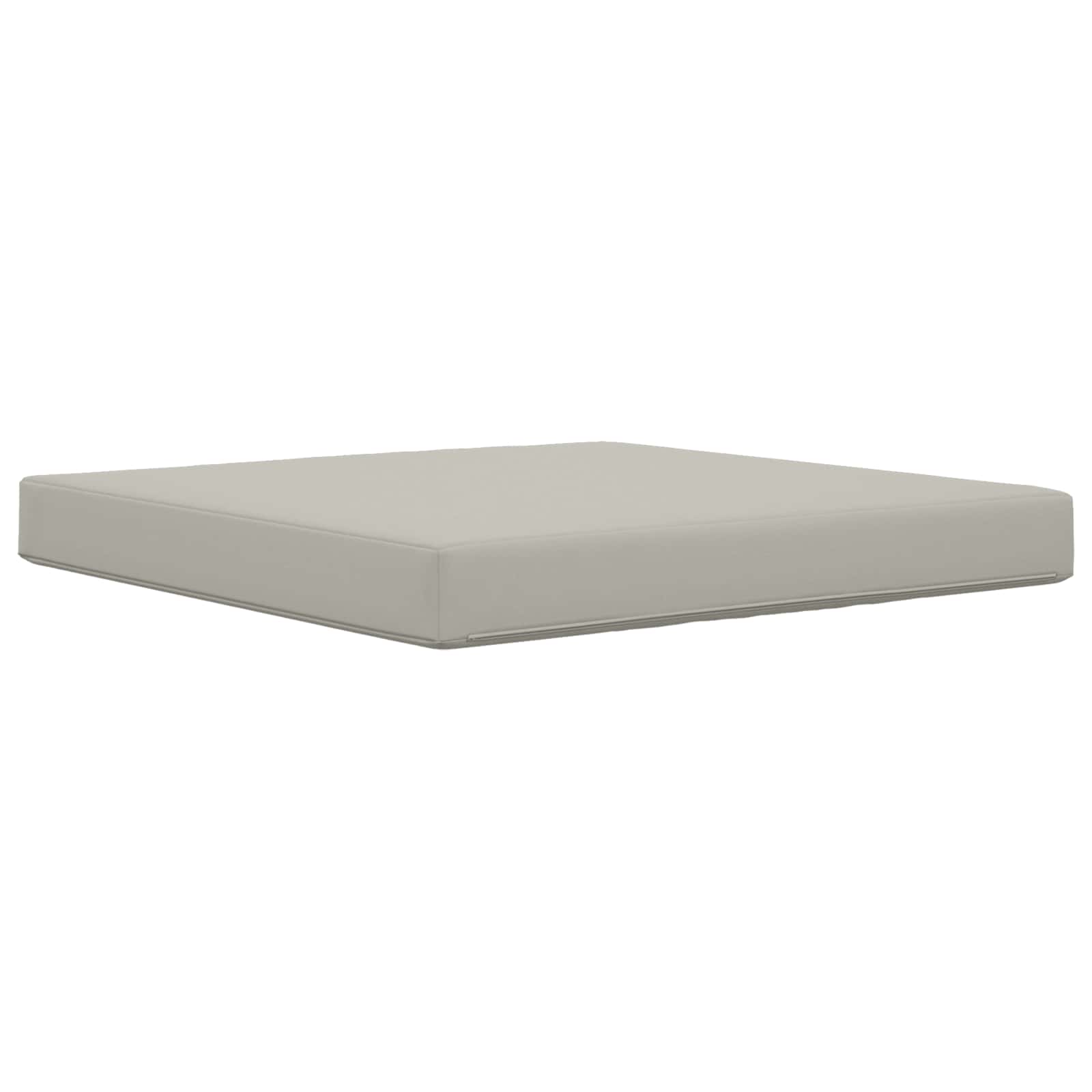 Cuscino per divano da esterno Poliestere Grigio 80 x 80 cm