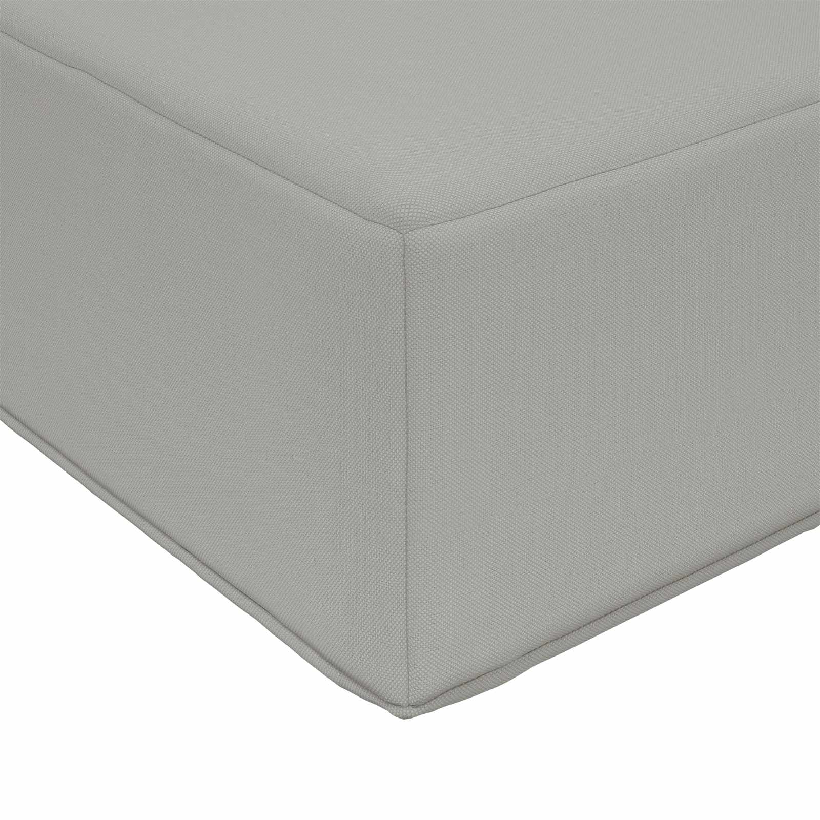 Cuscino per divano da esterno Poliestere Grigio 80 x 80 cm