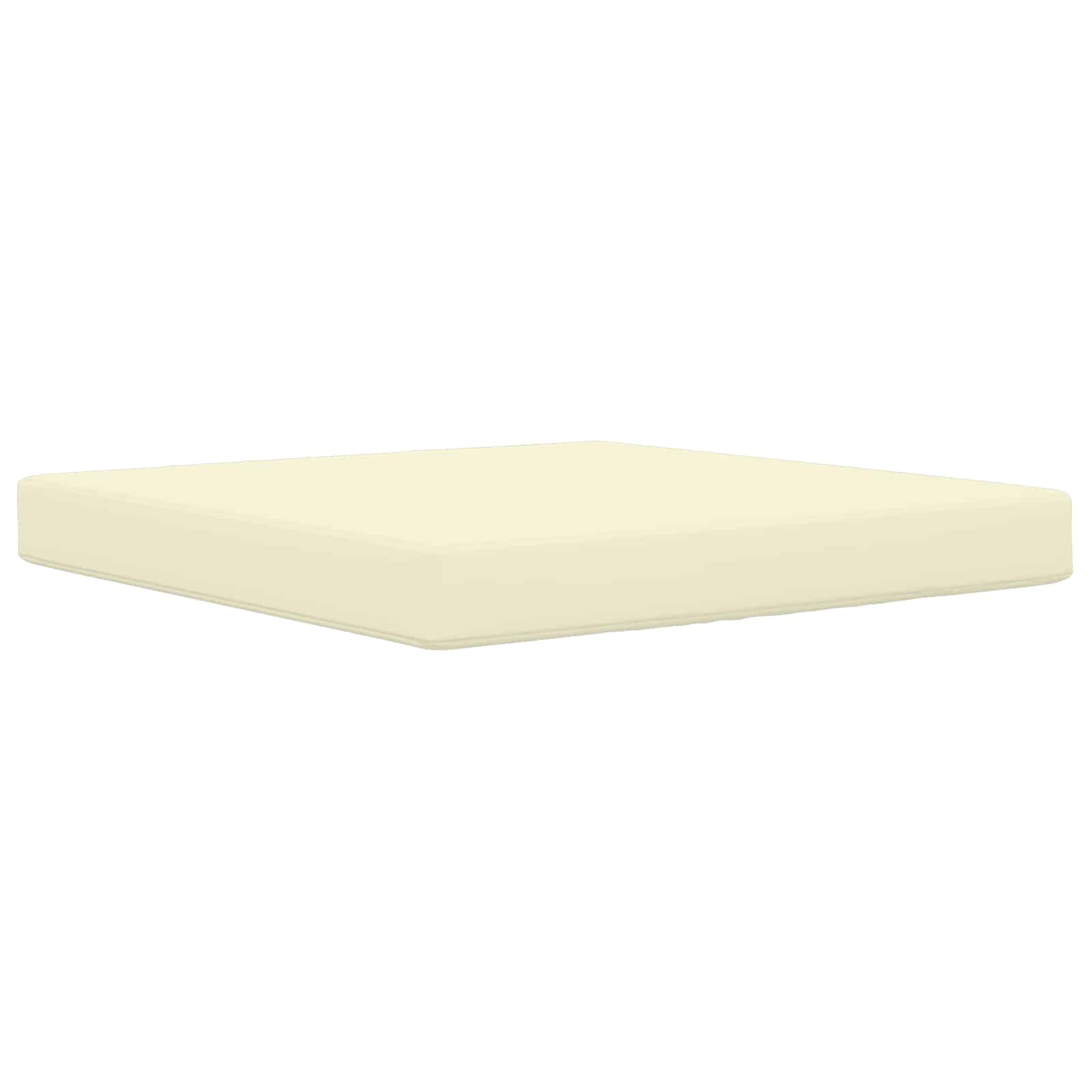 Cuscino per divano da esterno Poliestere Crema 80 x 80 cm