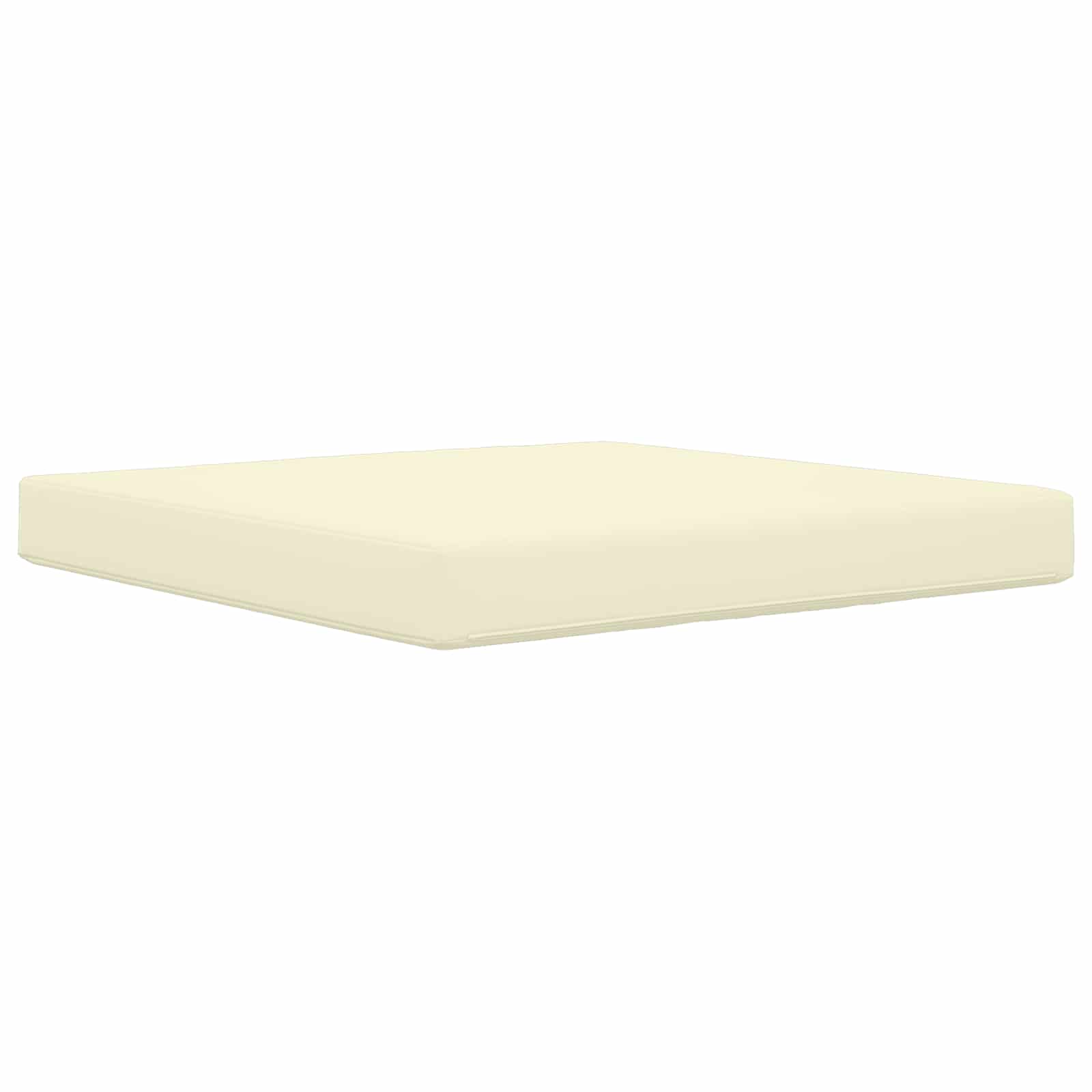 Cuscino per divano da esterno Poliestere Crema 80 x 80 cm