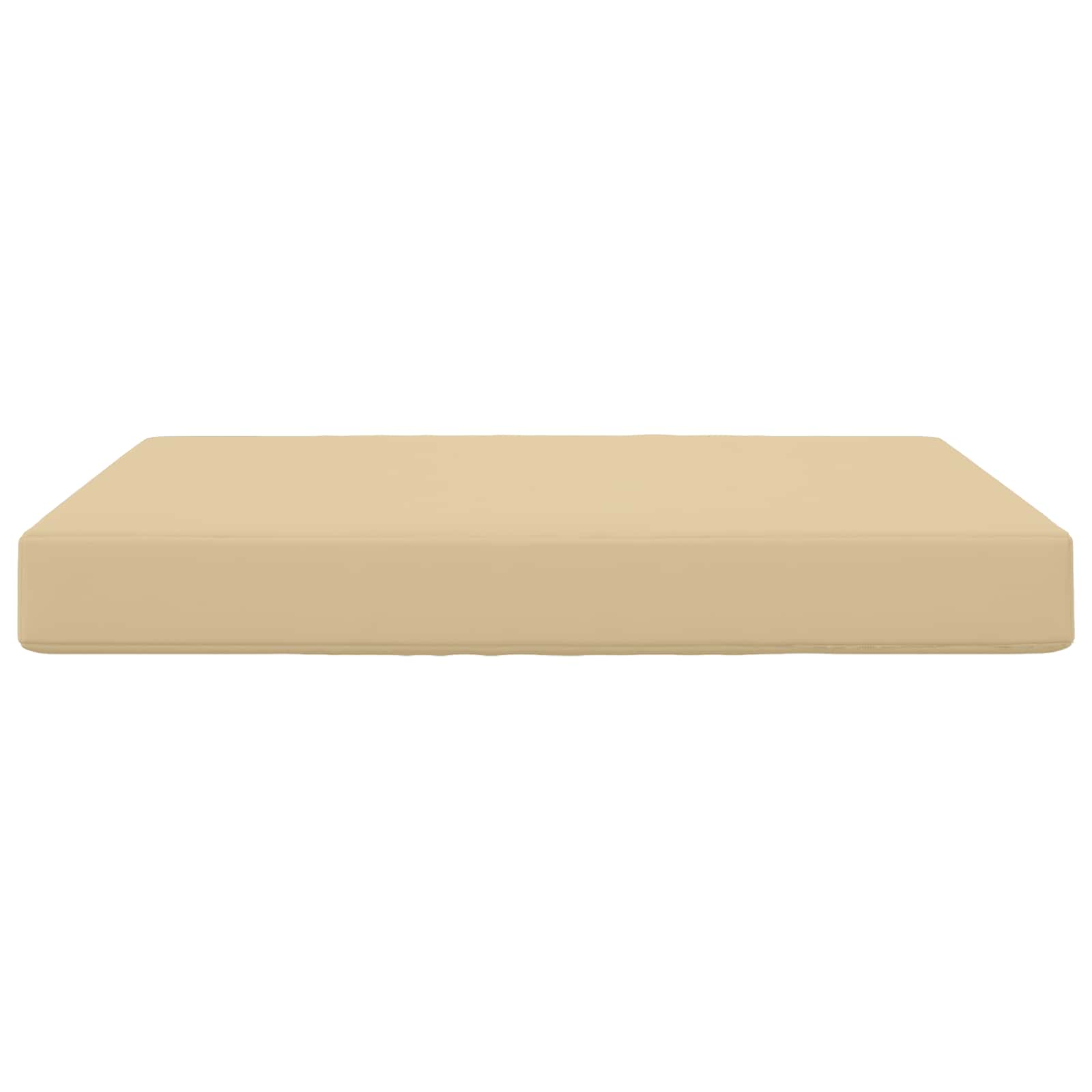 Cuscino per divano da esterno Poliestere Beige 80 x 80 cm
