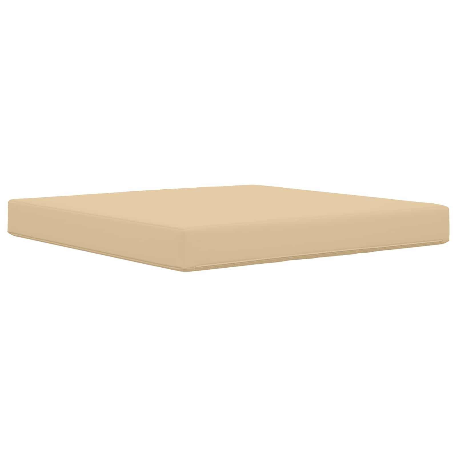 Cuscino per divano da esterno Poliestere Beige 80 x 80 cm